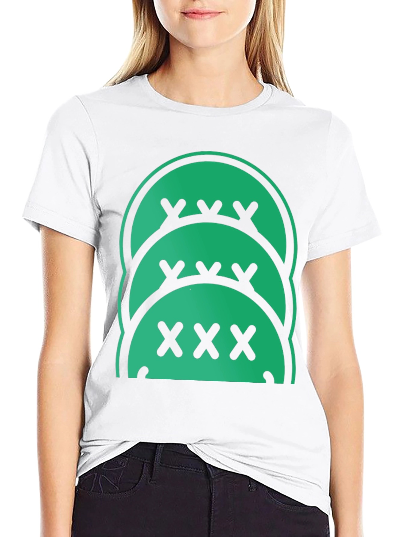 Graphic Print Black T-Shirt - Novelty Design