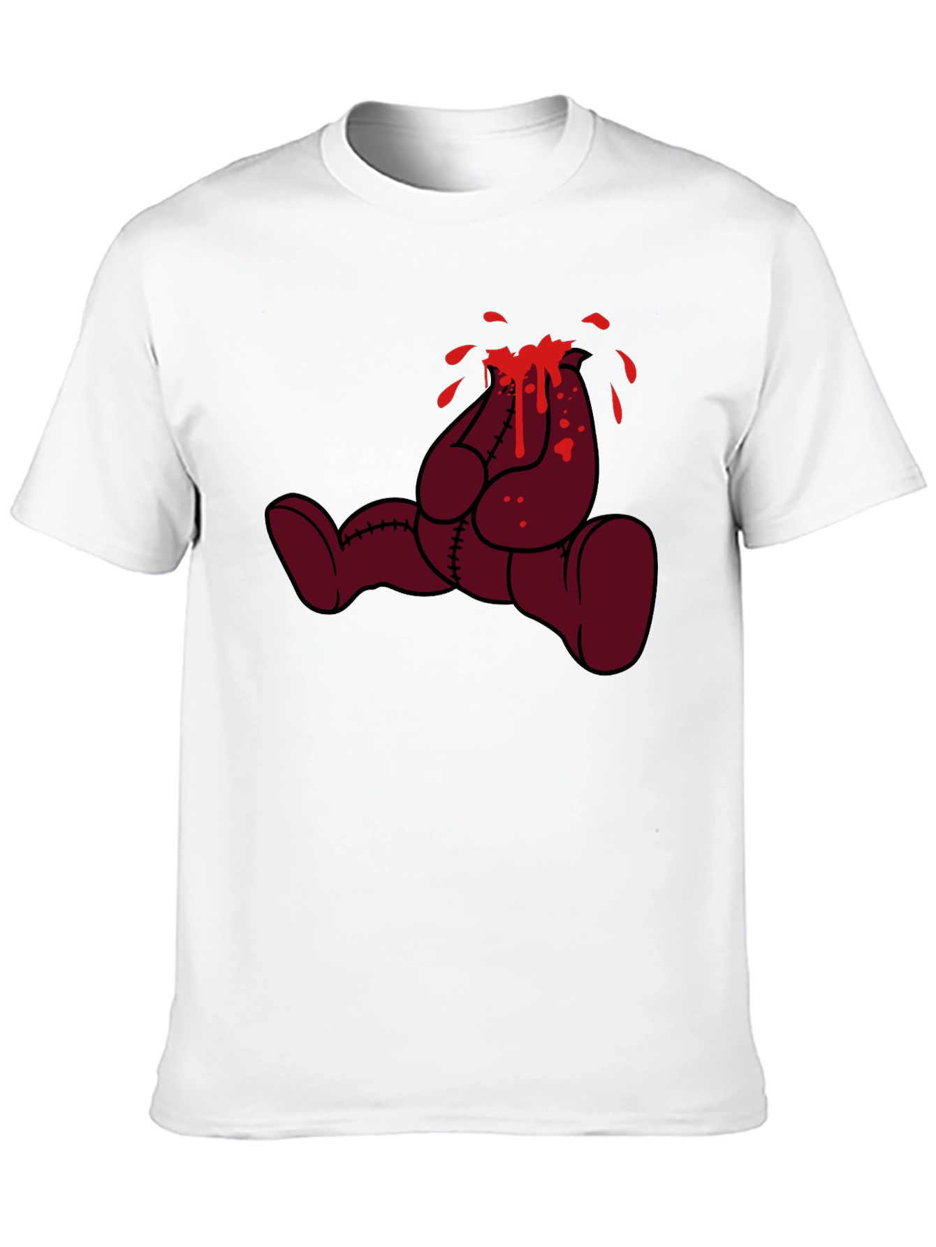 Bleeding Bear Graphic Tee - Black