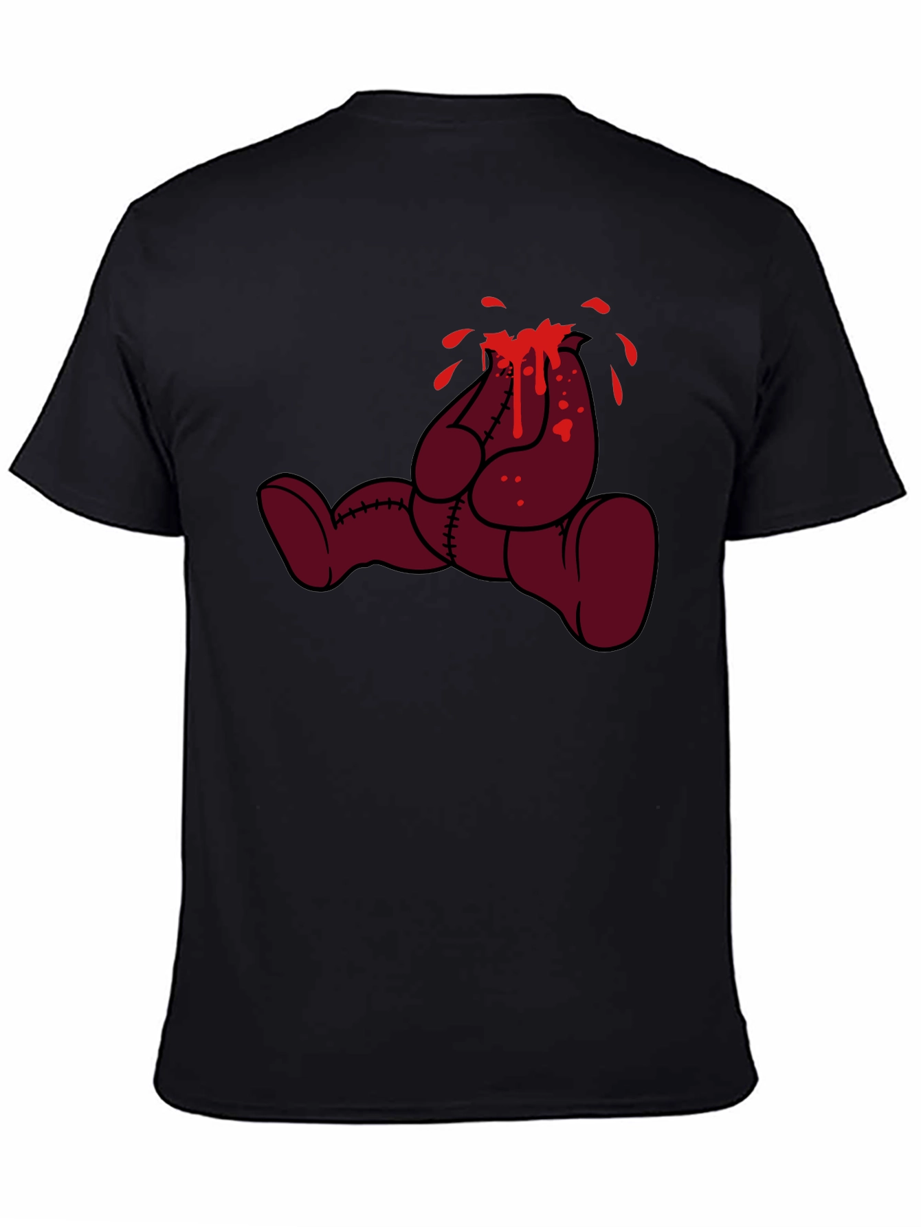 Bleeding Bear Graphic Tee - Black