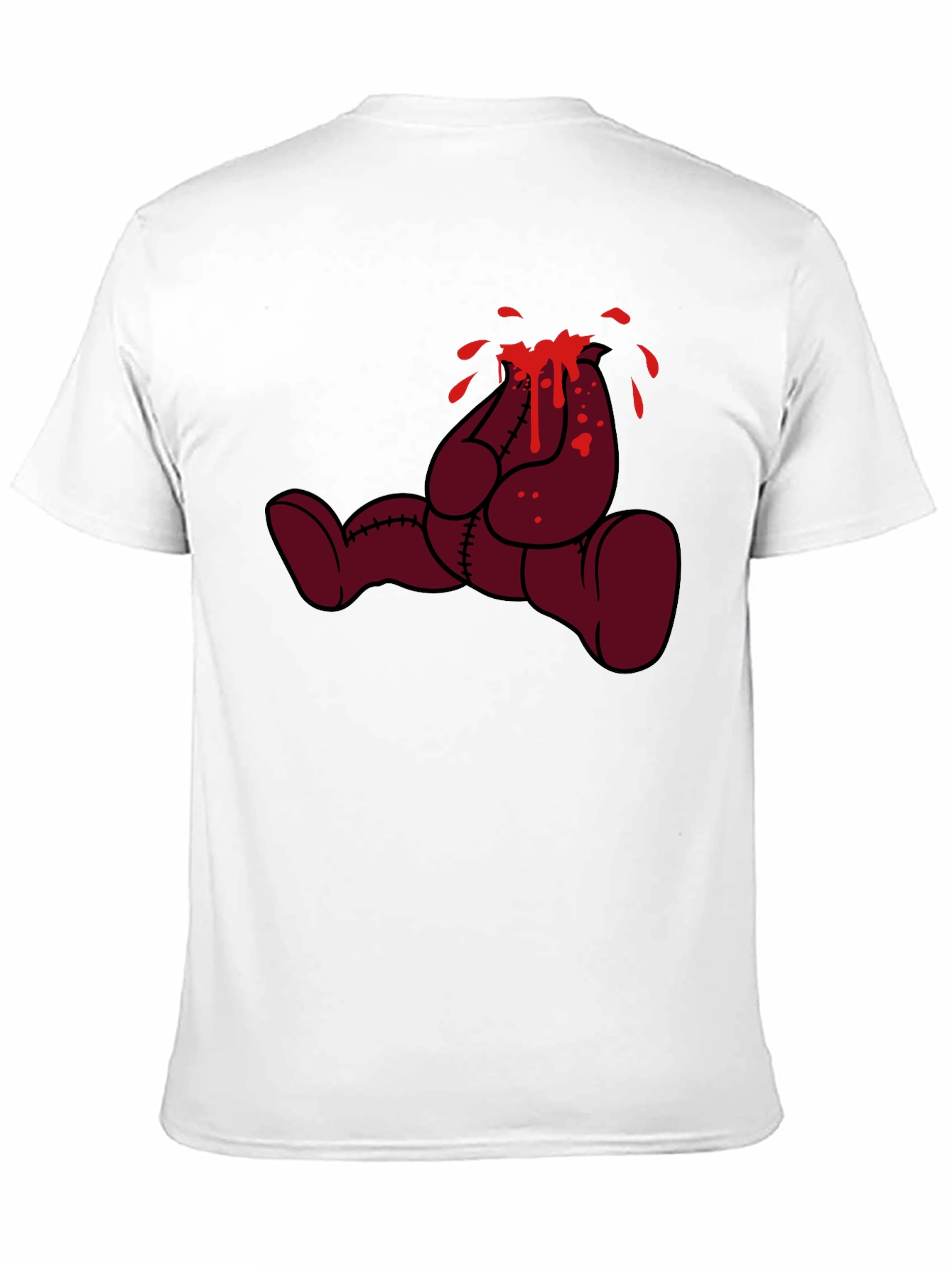 Bleeding Bear Graphic Tee - Black