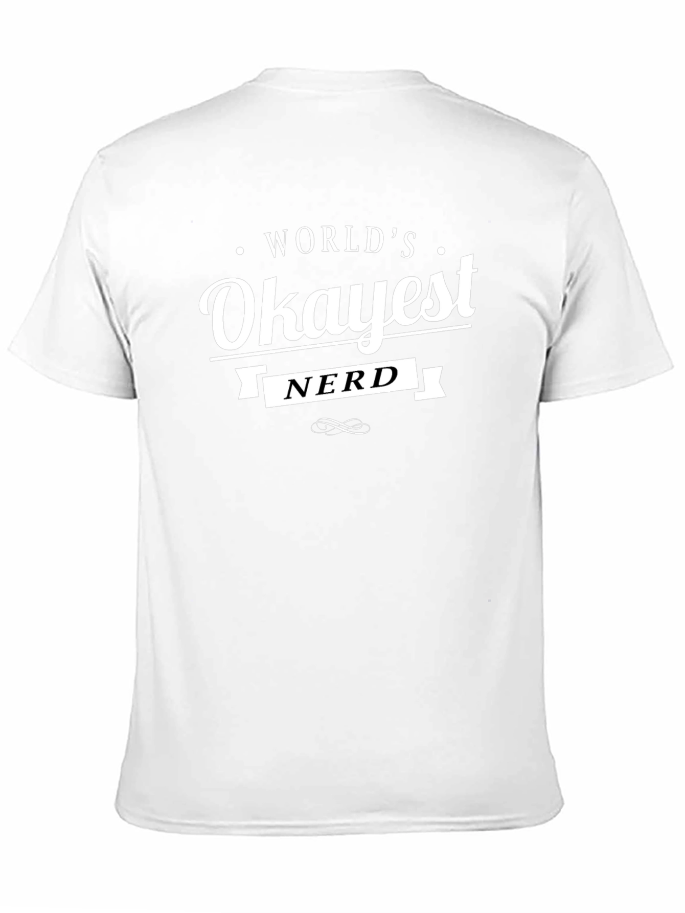 Worlds Okayest Nerd T-Shirt - Funny Geek Tee