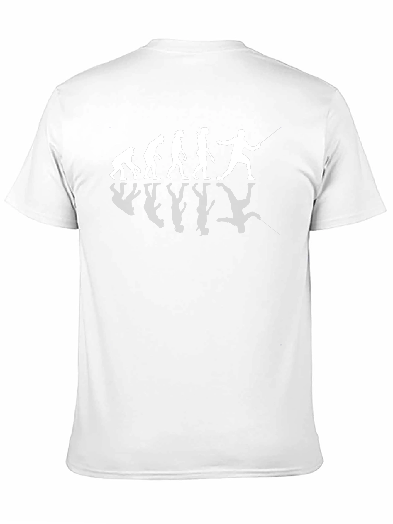 Fencing Evolution T-Shirt - Black Cotton Tee