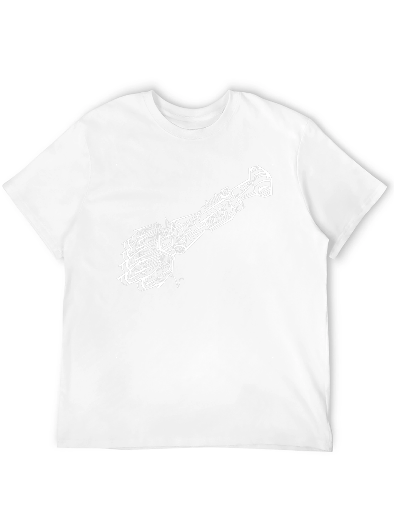Robotic Arm Graphic T-Shirt - Black