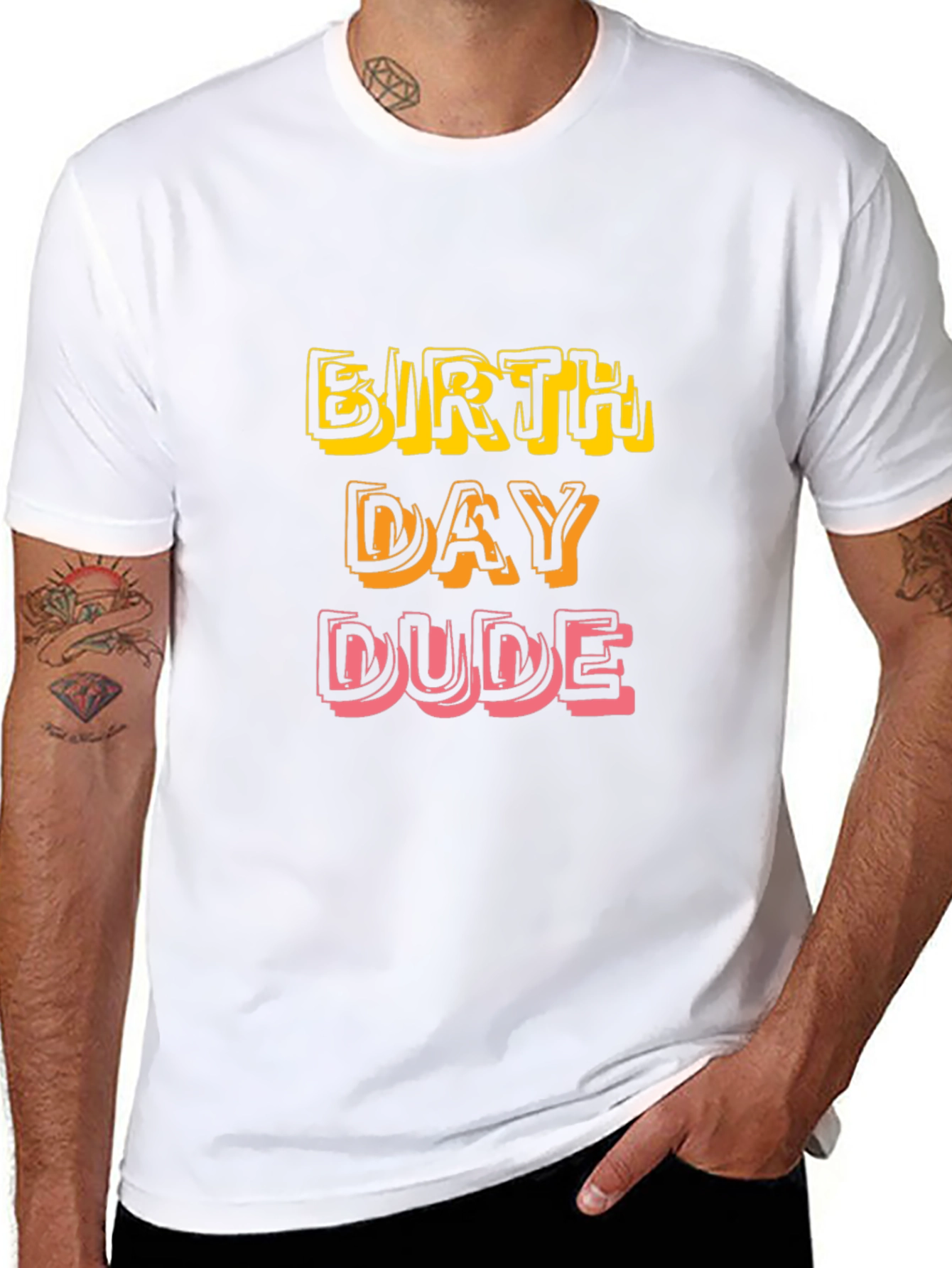 Birthday Dude T-Shirt - Fun Celebration Tee