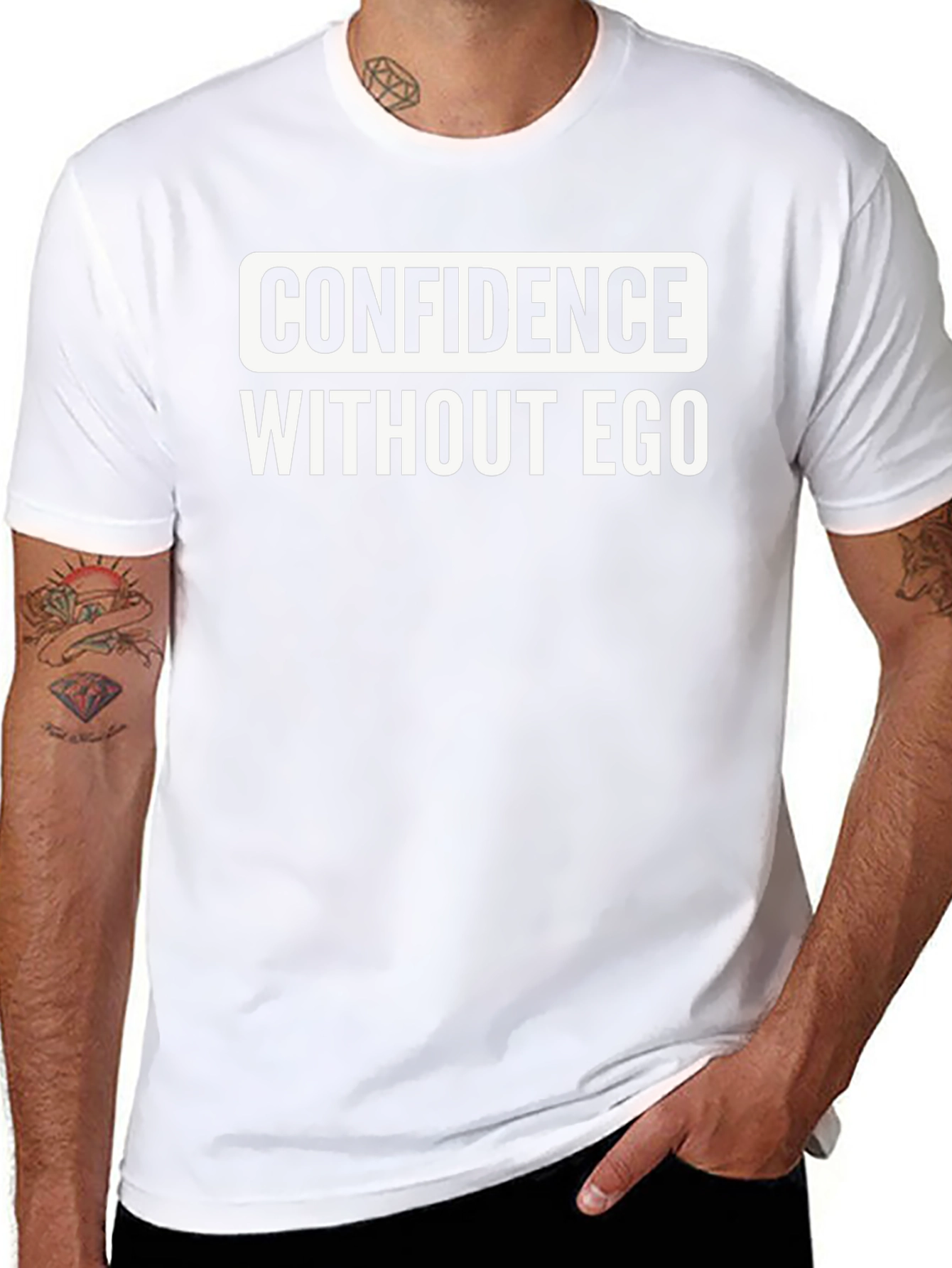 Confidence Without Ego Graphic Tee