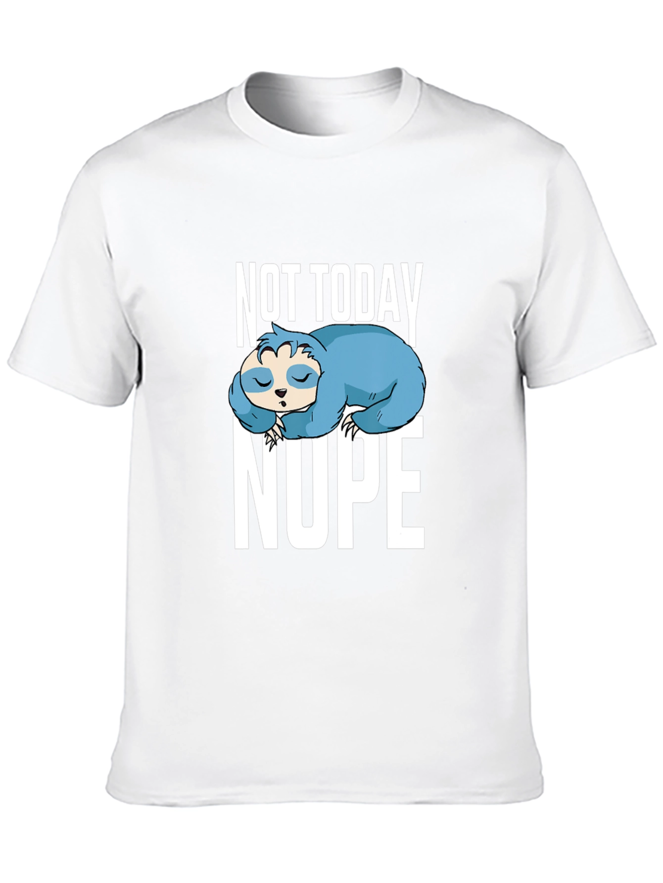 Not Today Nope Sloth Graphic Tee - Relaxed Fit
