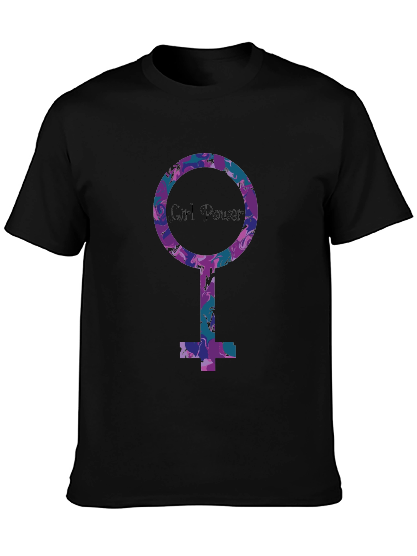 Girl Power Symbol T-Shirt - Feminine Strength Tee