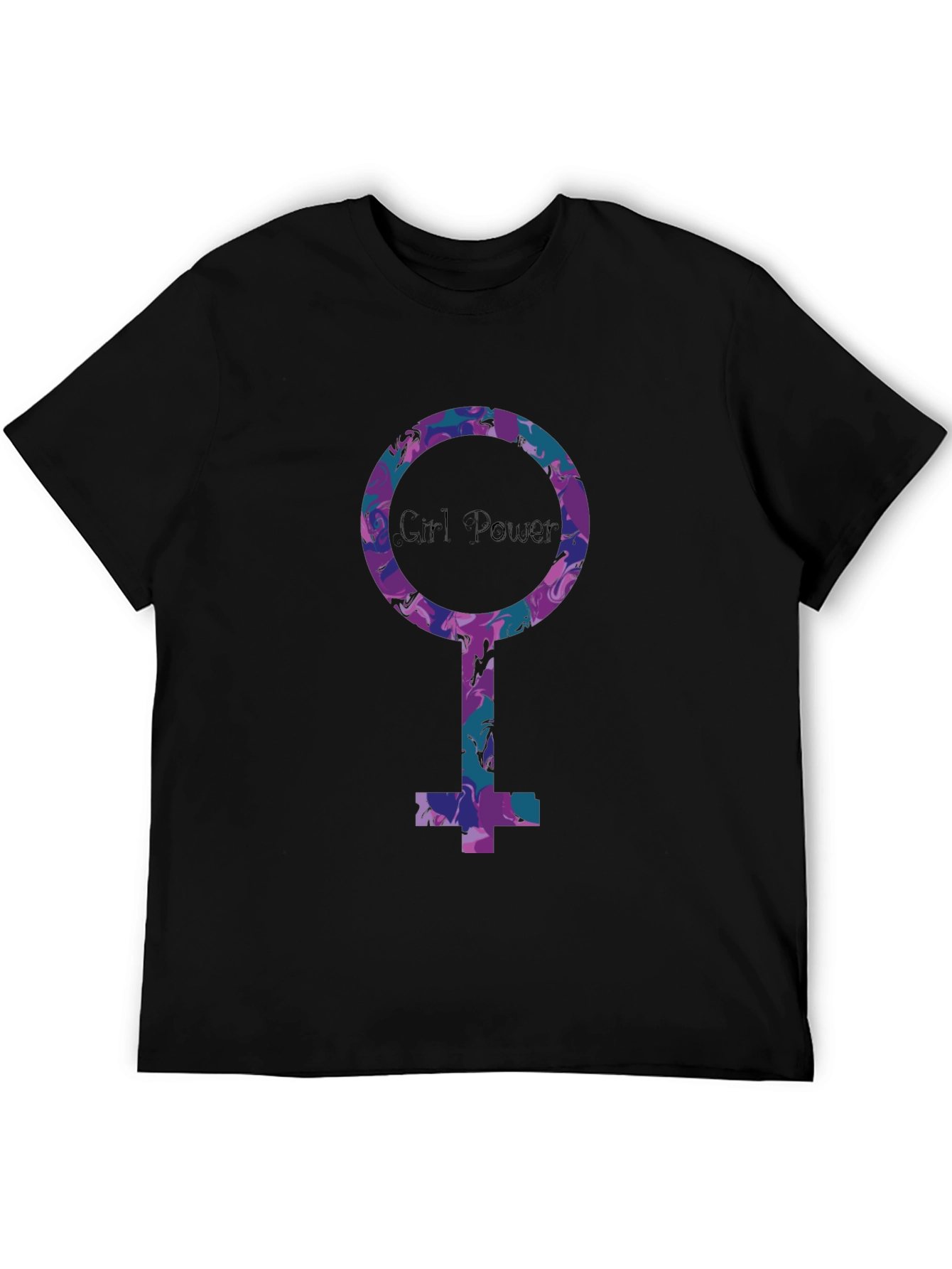 Girl Power Symbol T-Shirt - Feminine Strength Tee