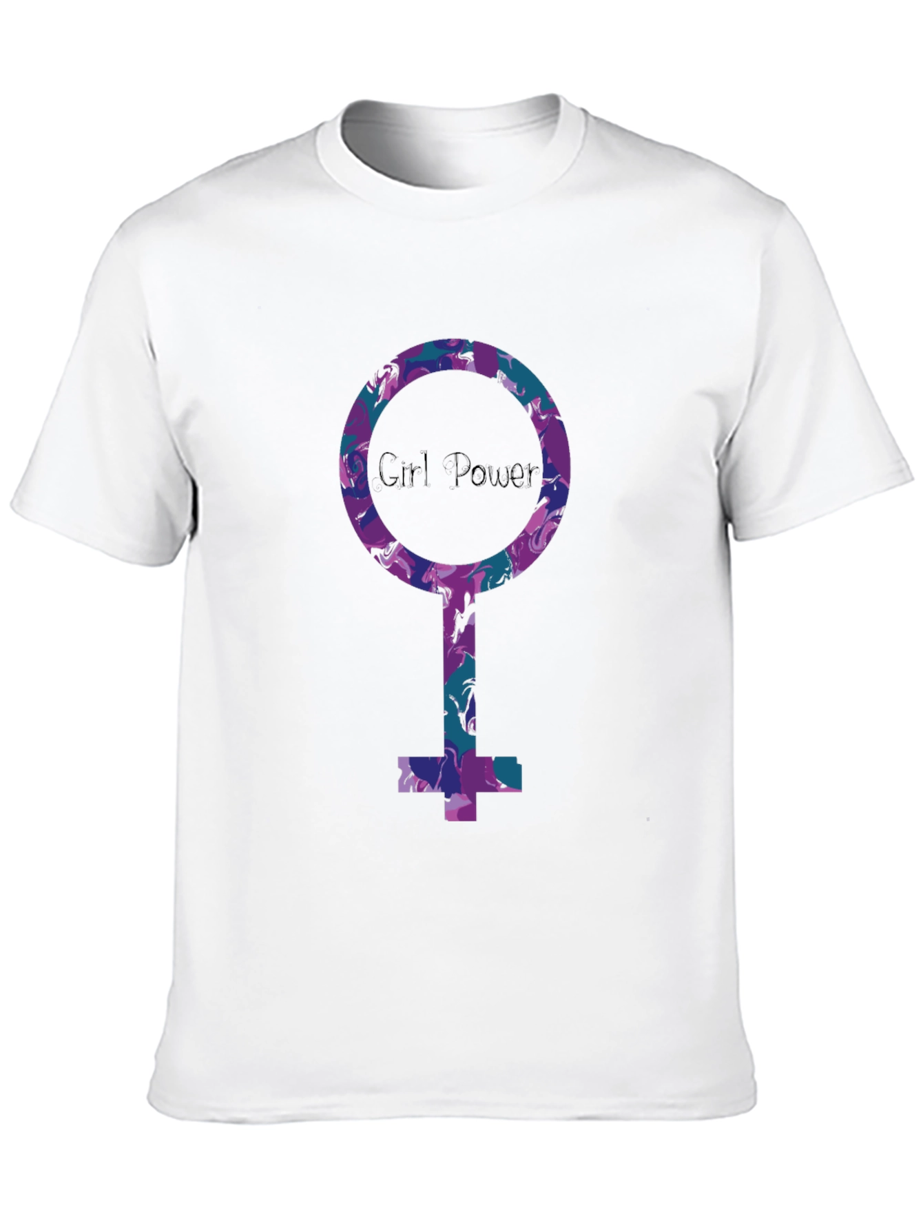 Girl Power Symbol T-Shirt - Feminine Strength Tee