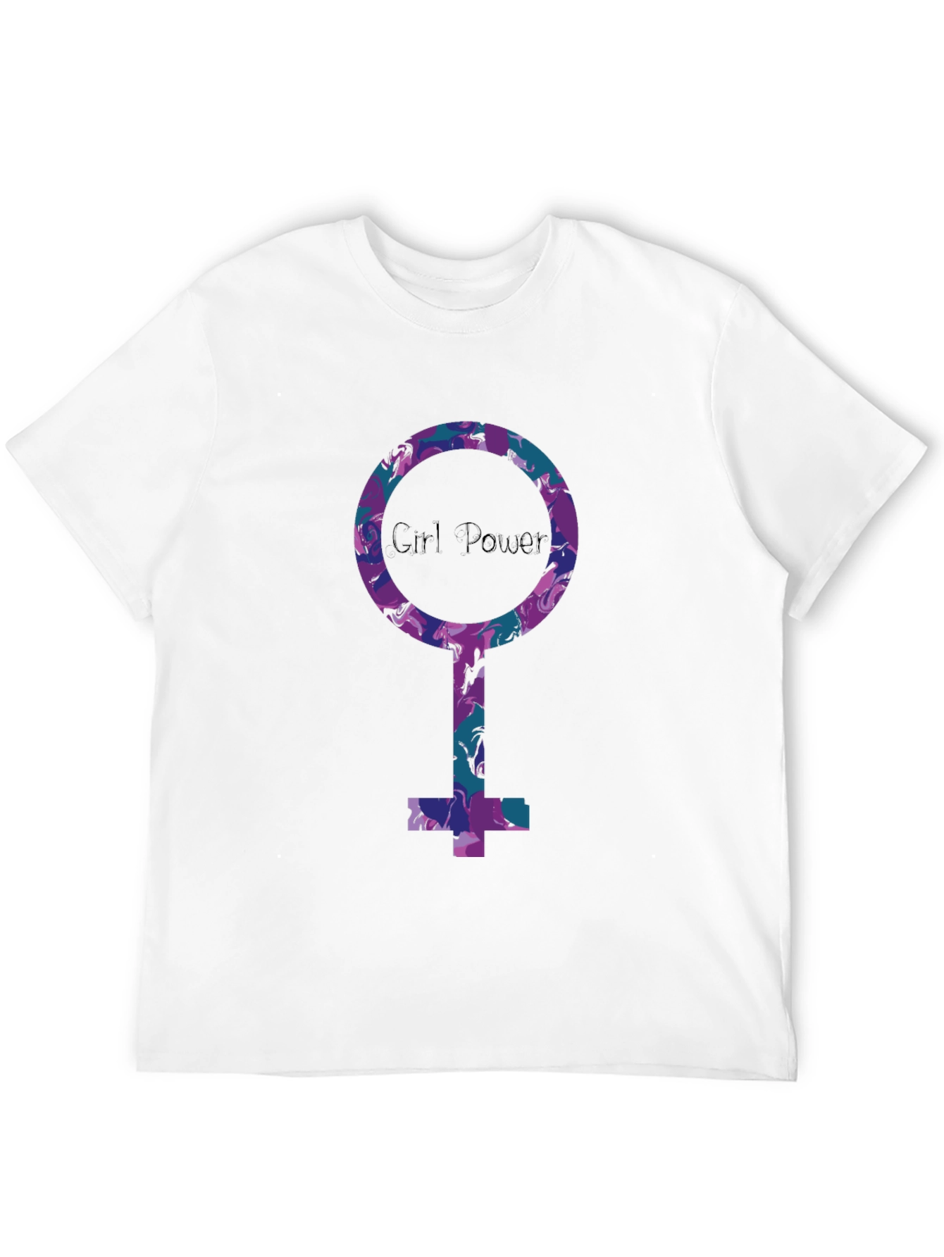 Girl Power Symbol T-Shirt - Feminine Strength Tee