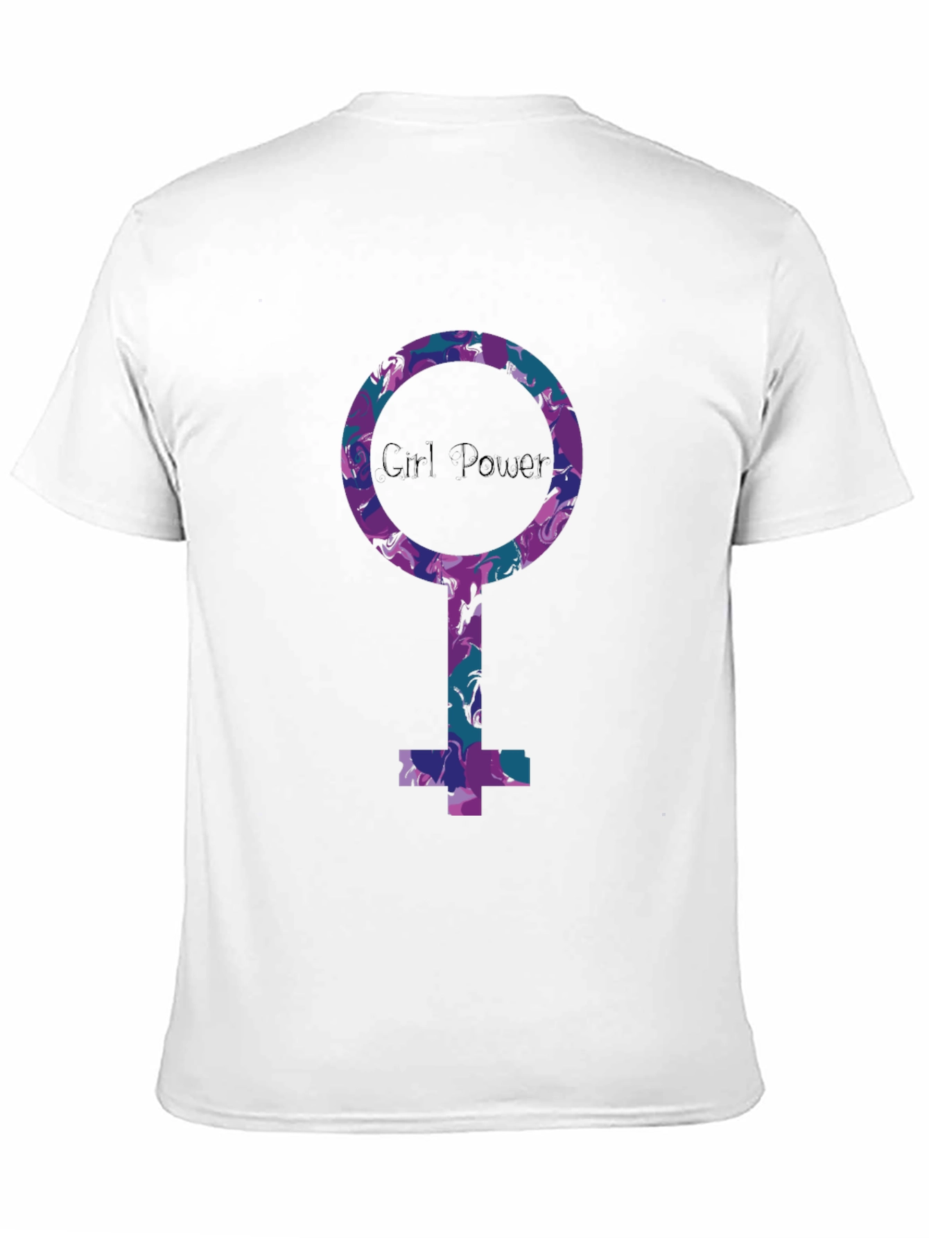 Girl Power Symbol T-Shirt - Feminine Strength Tee