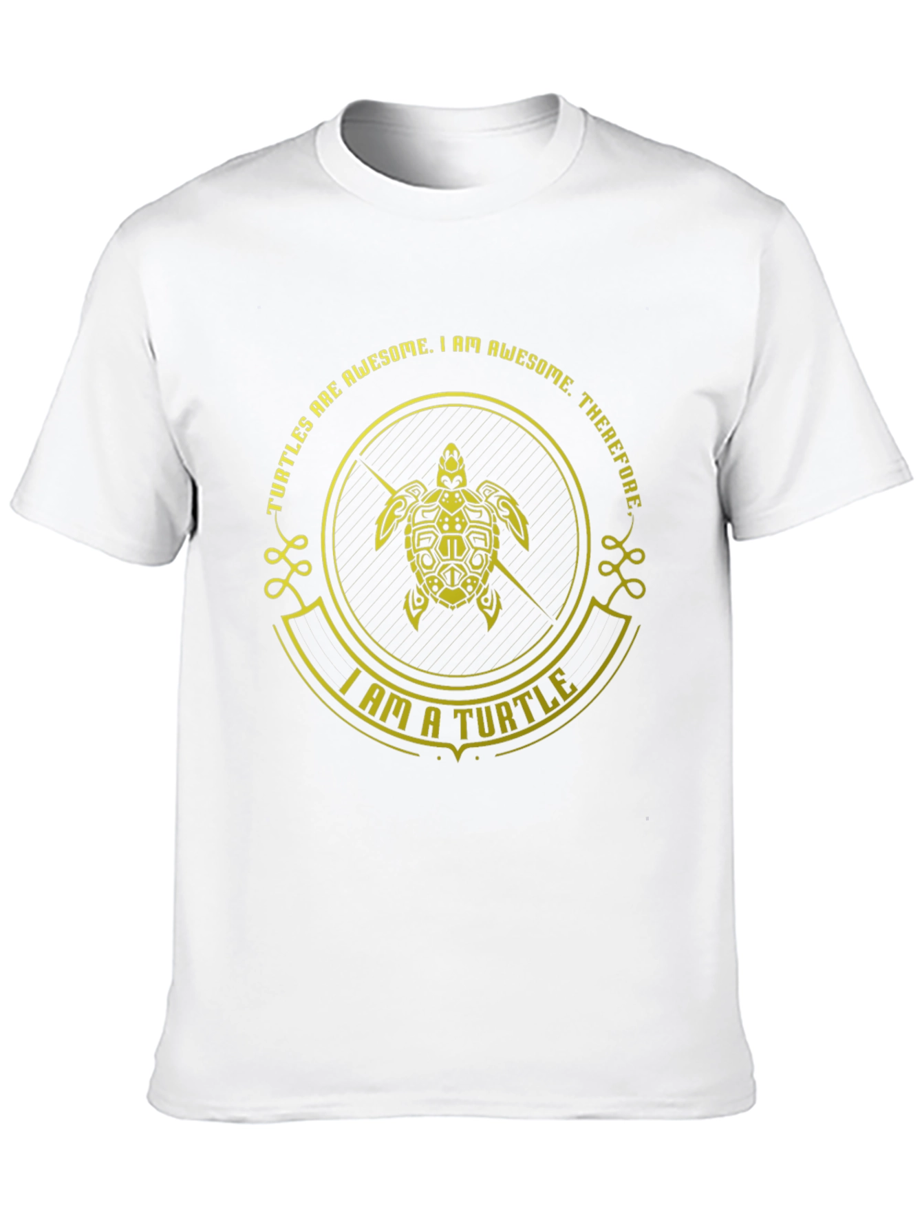 Awesome Turtle Graphic Tee - Black