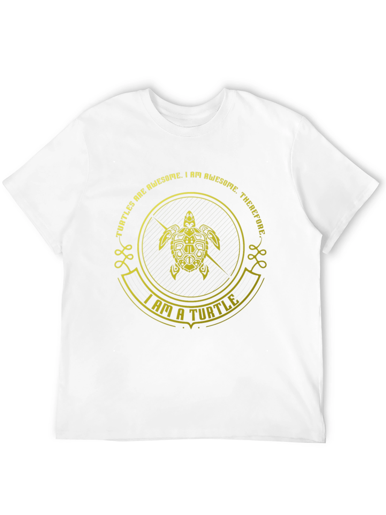 Awesome Turtle Graphic Tee - Black