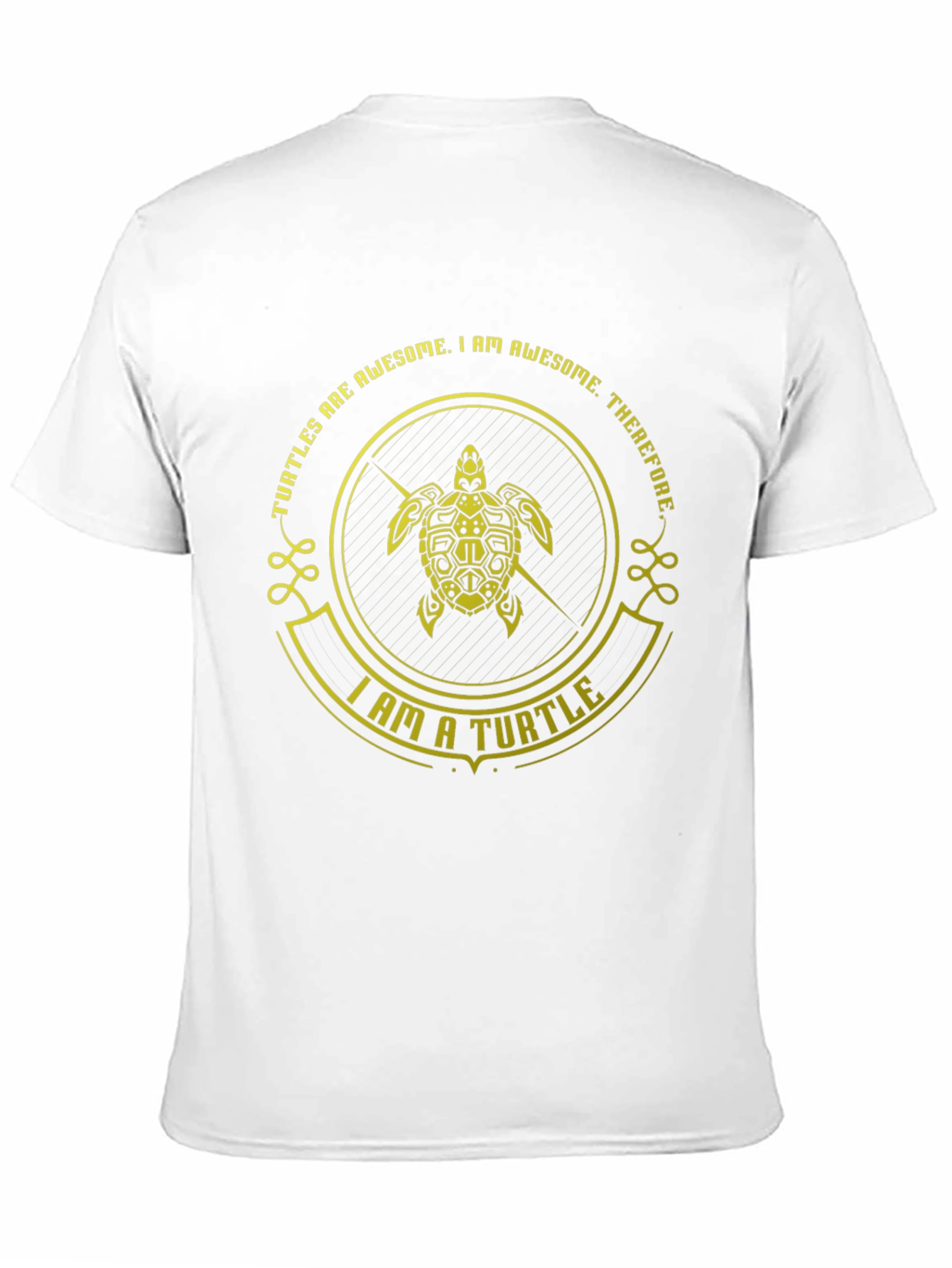 Awesome Turtle Graphic Tee - Black