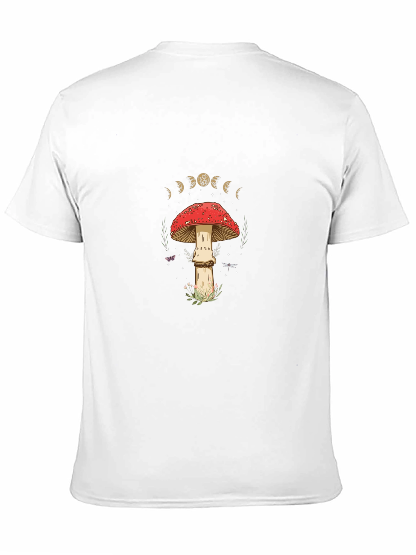 Mushroom Moon Phase Graphic Tee