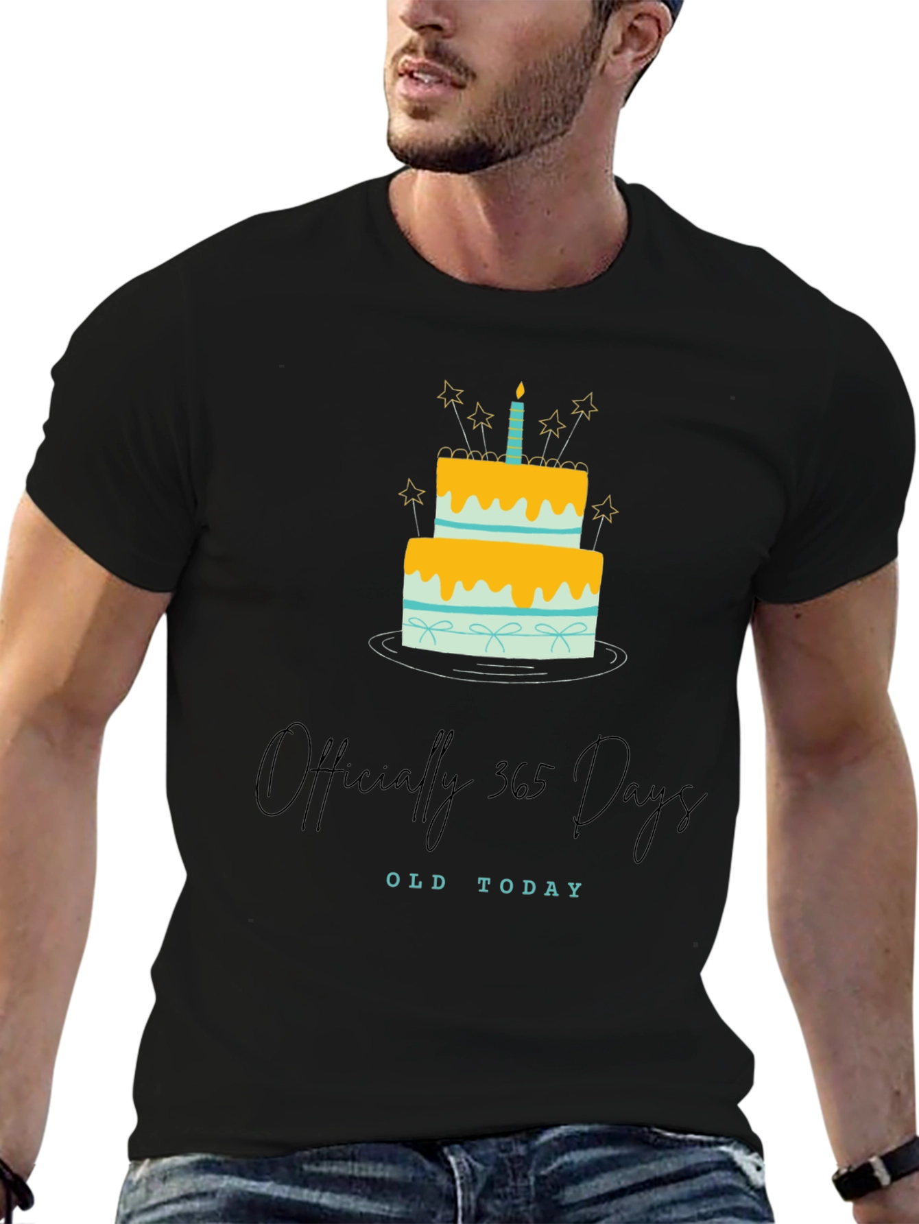 Officially 365 Days Old Birthday T-Shirt