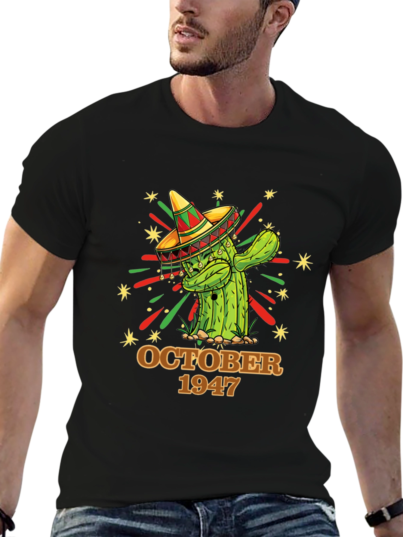 October 1947 Cactus Graphic T-Shirt