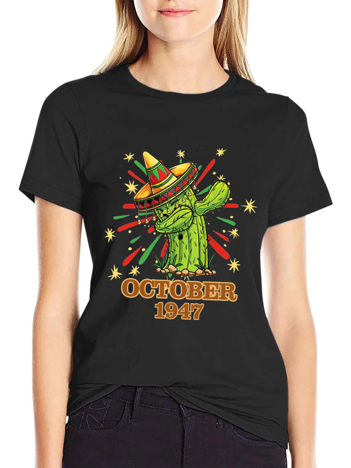October 1947 Cactus Graphic T-Shirt