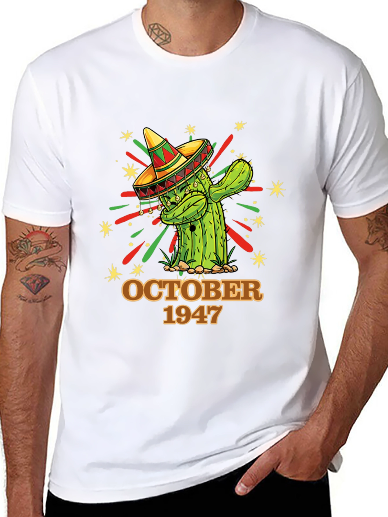 October 1947 Cactus Graphic T-Shirt