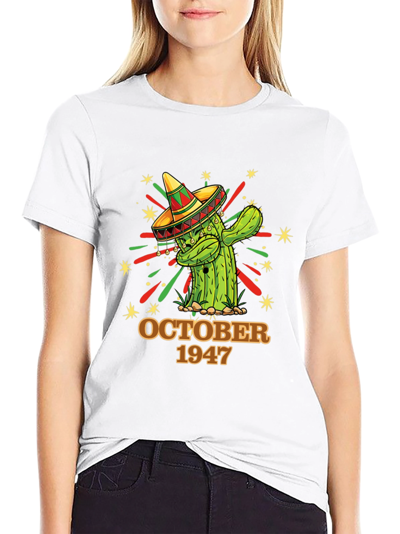 October 1947 Cactus Graphic T-Shirt