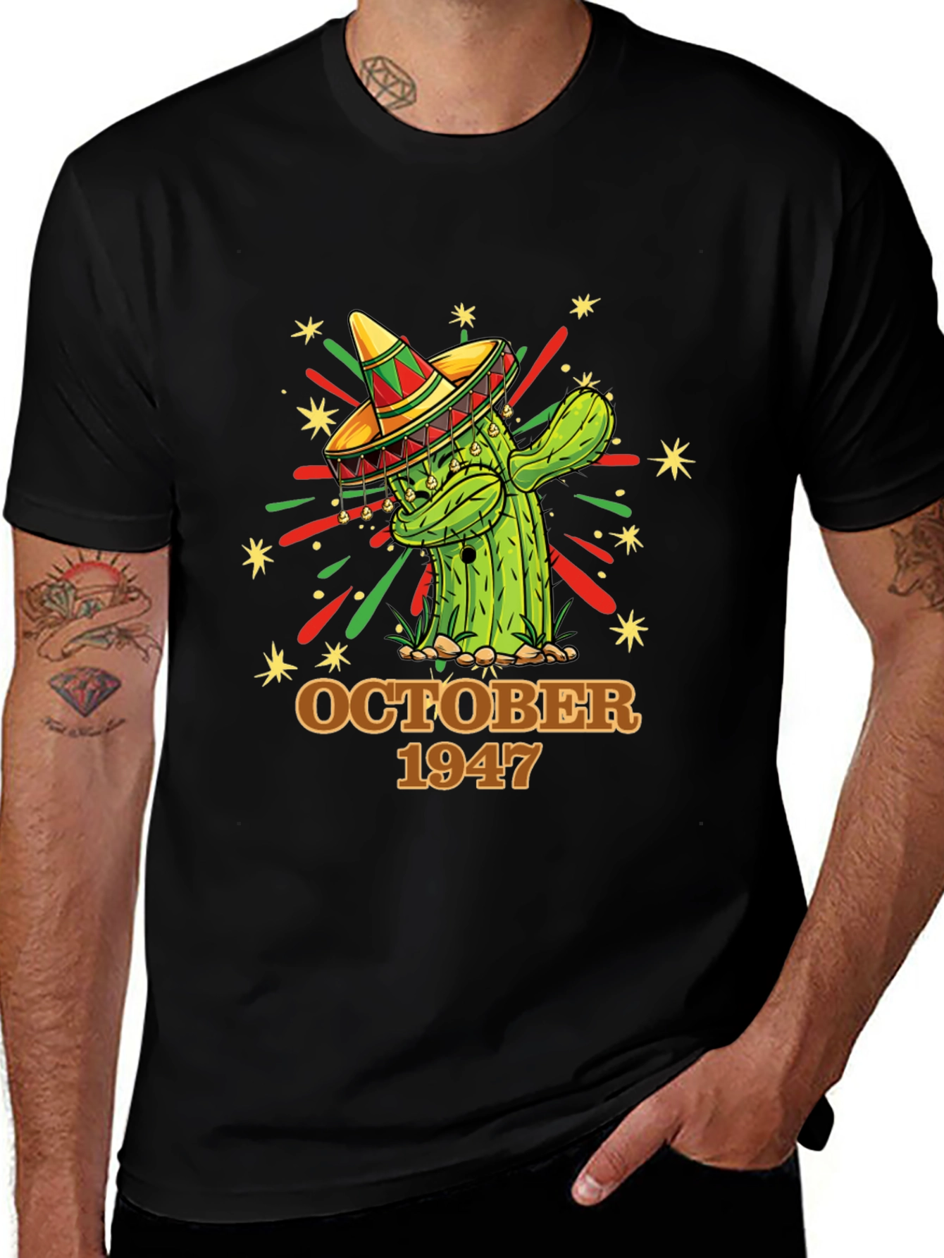 October 1947 Cactus Graphic T-Shirt
