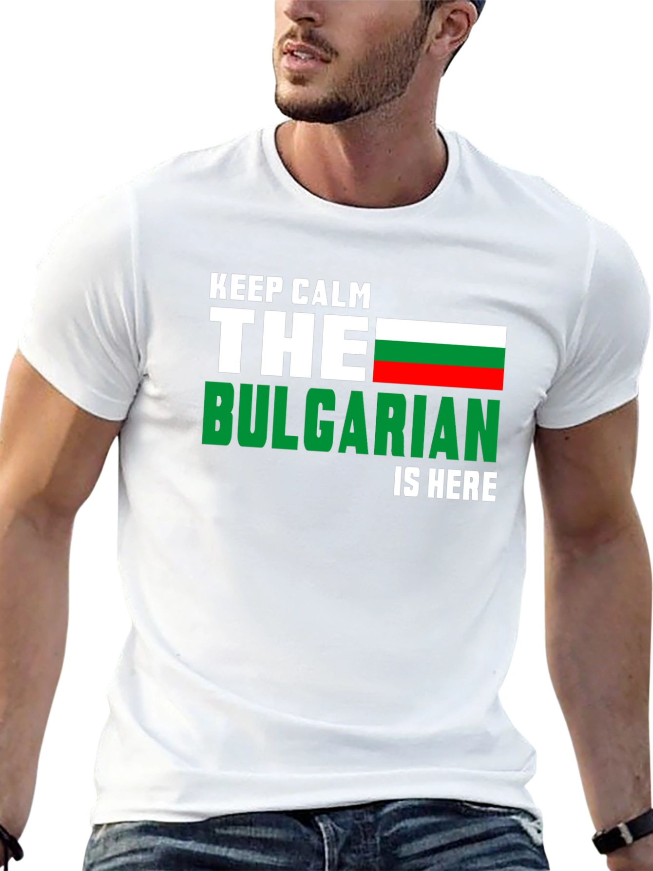 Keep Calm Bulgarian Flag T-Shirt