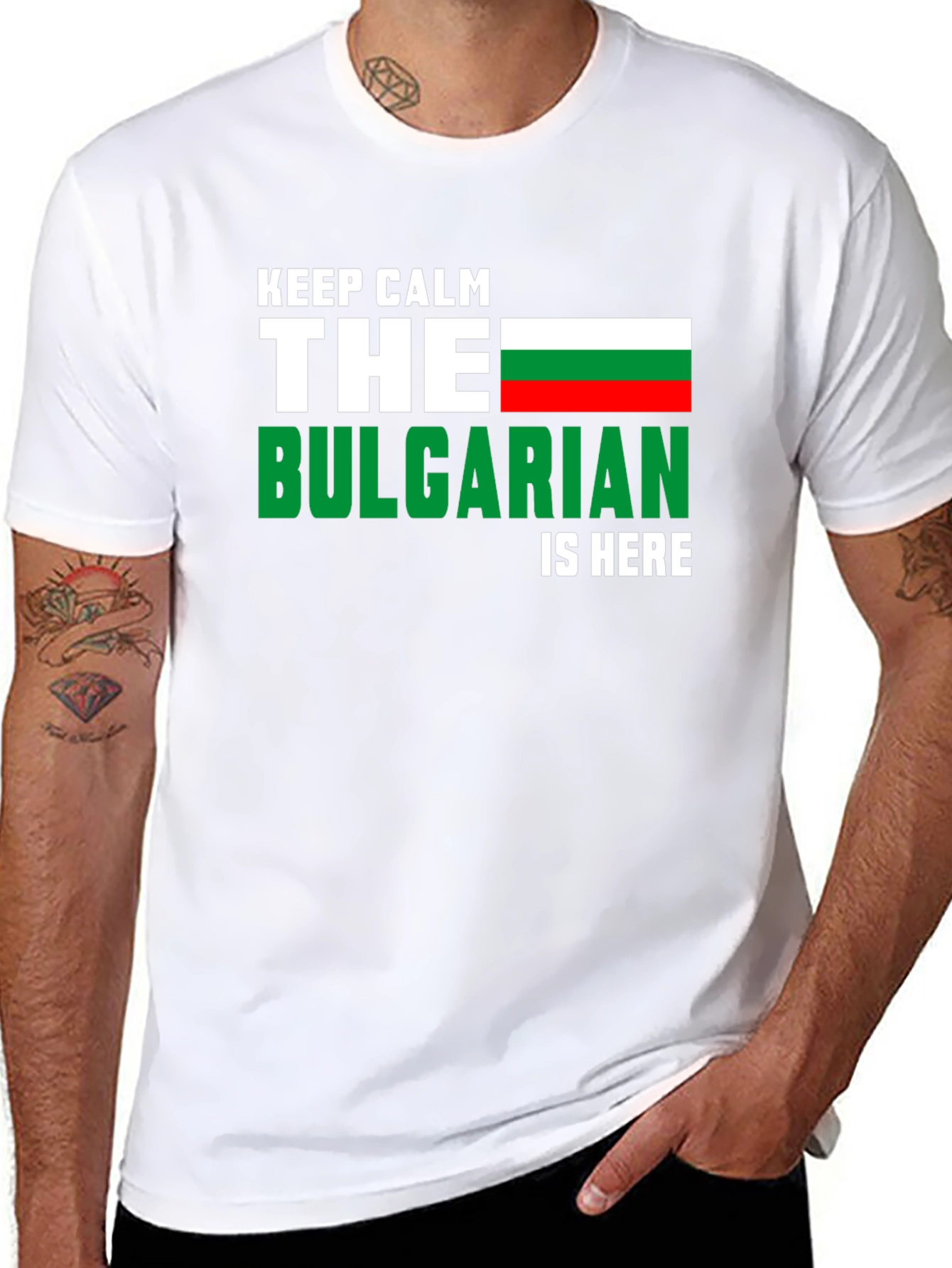 Keep Calm Bulgarian Flag T-Shirt