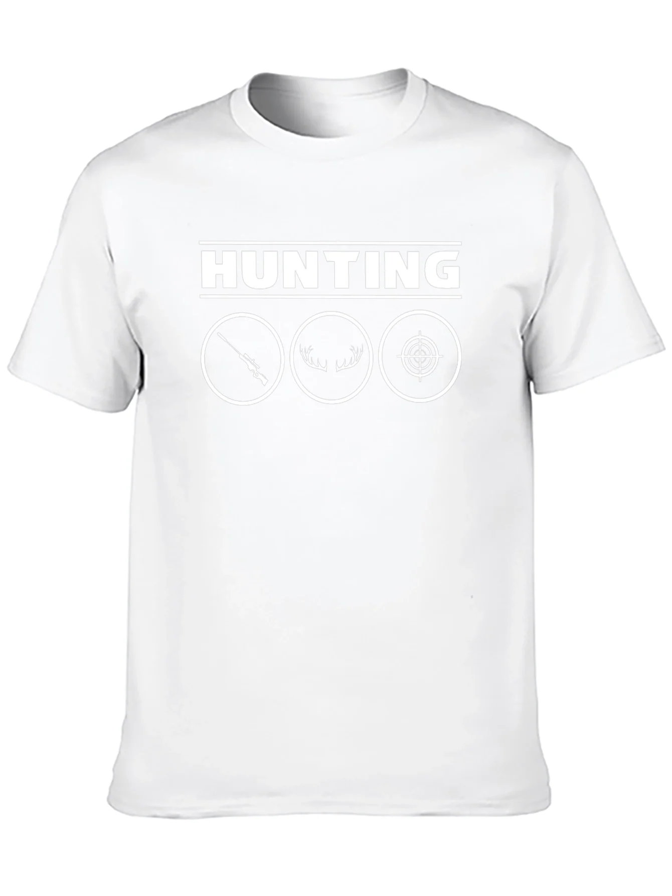 Hunting Graphic T-Shirt - Black