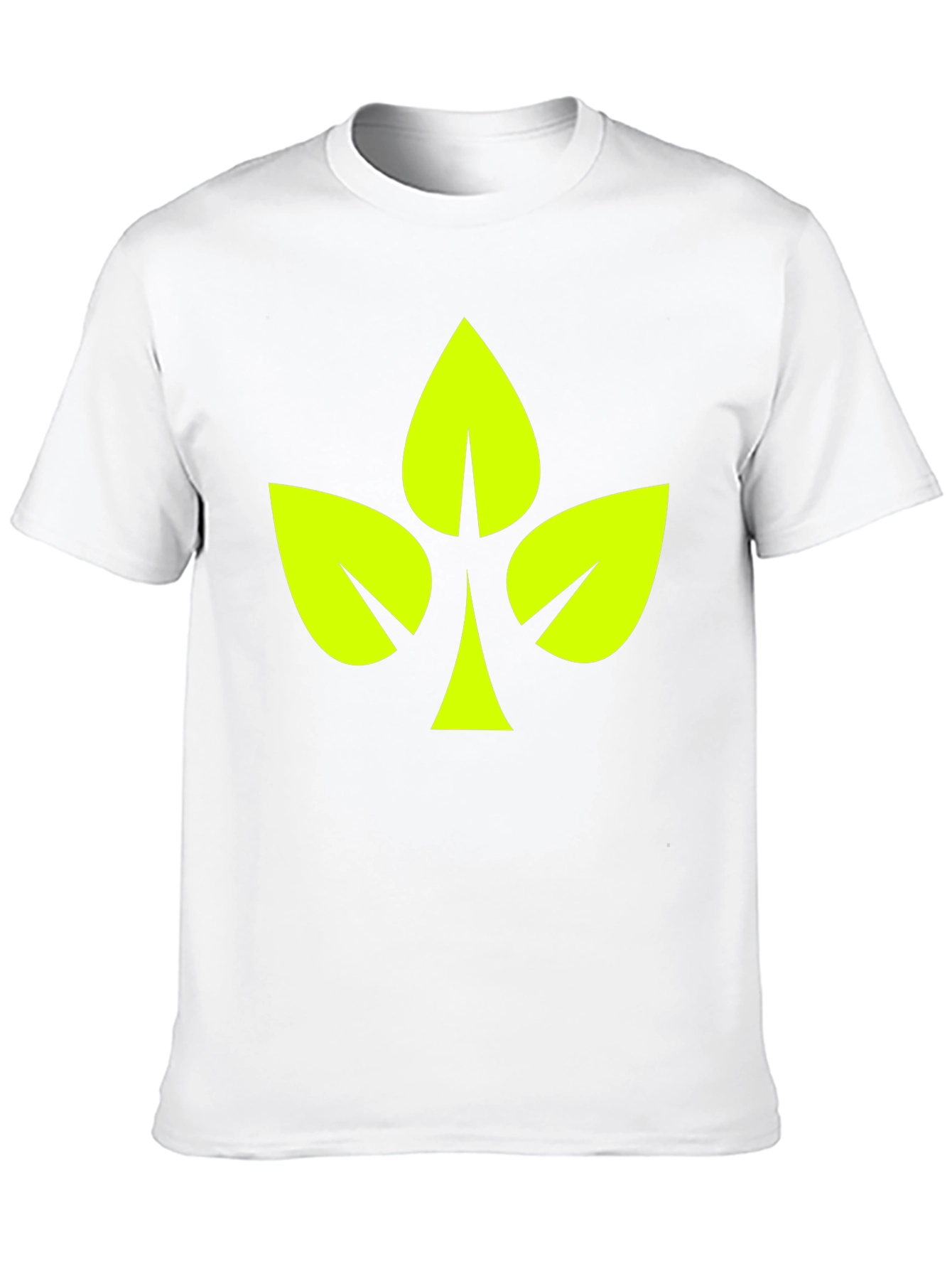 Leaf Clover Graphic Black T-Shirt