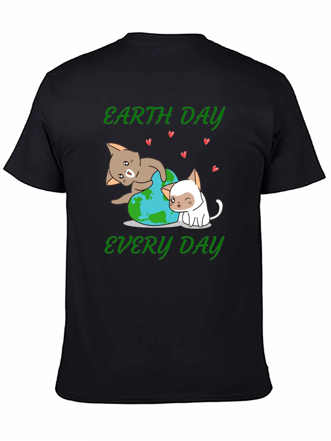Earth Day Every Day Cute Cats T-Shirt