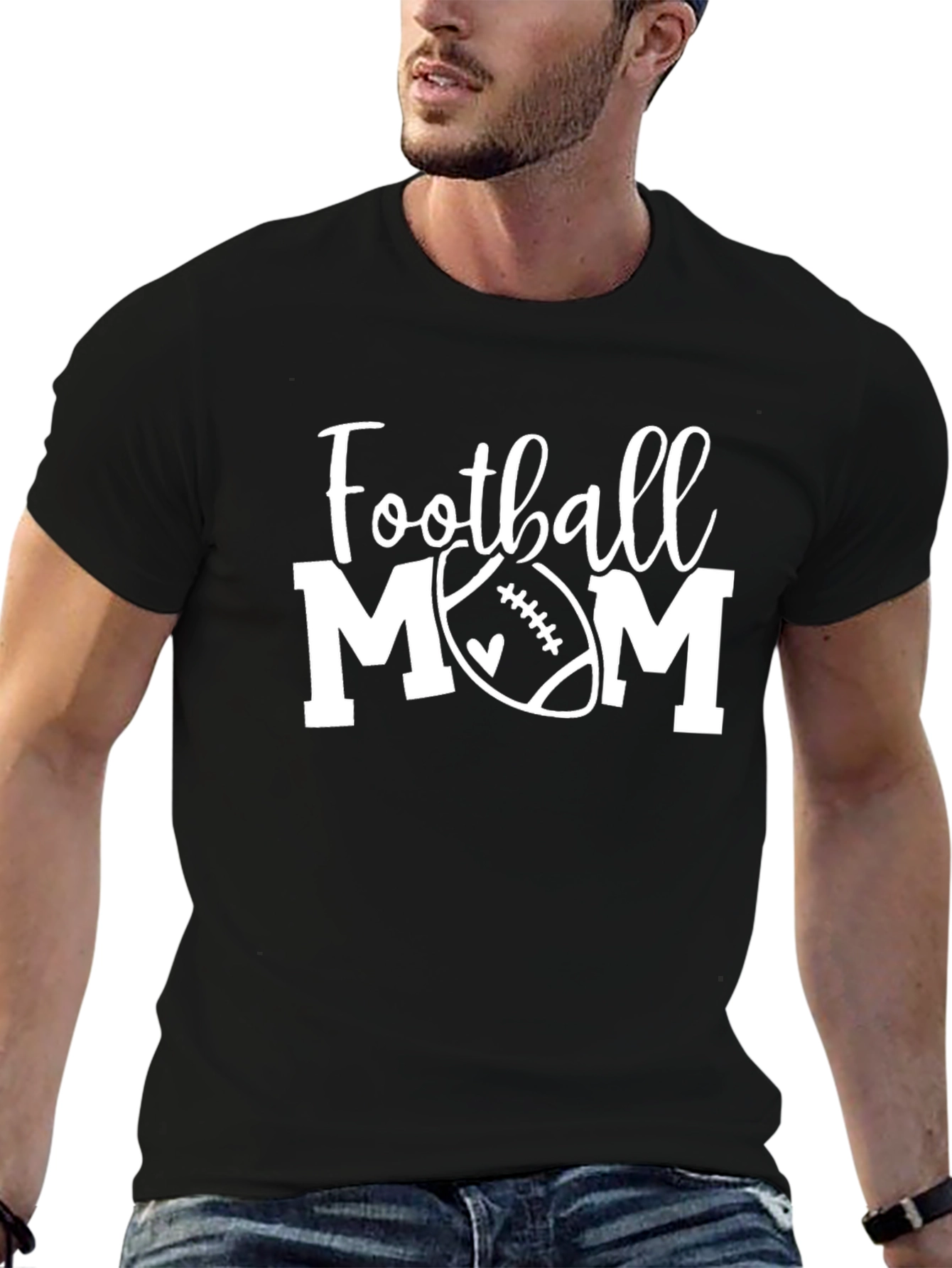 Football Mom T-Shirt - Graphic Tee