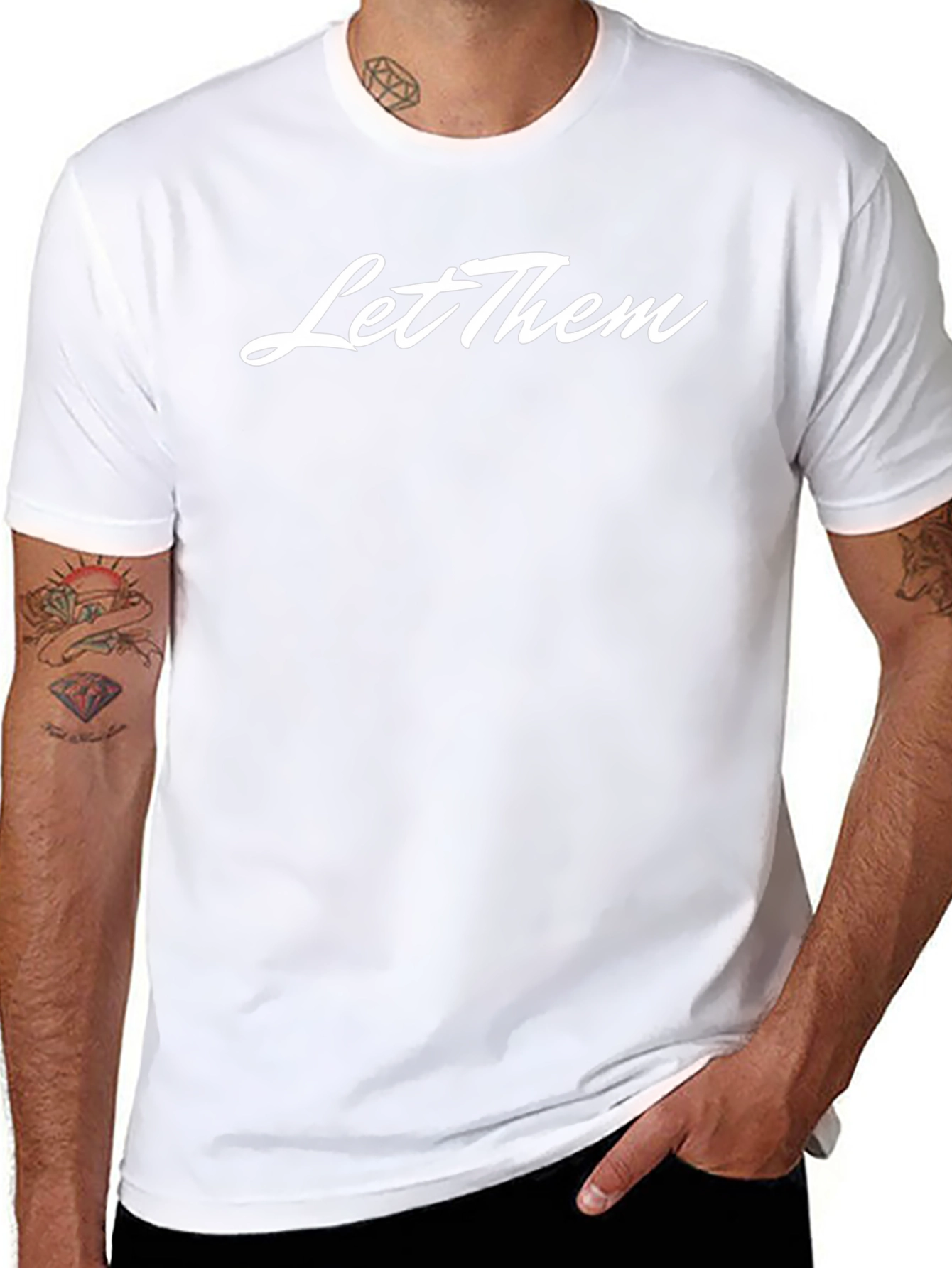 Let Them Black Graphic Tee
