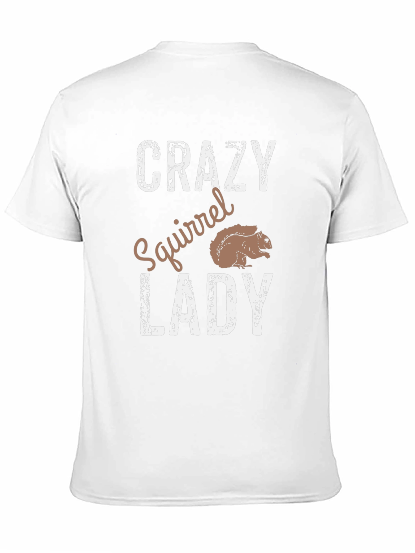 Crazy Squirrel Lady T-Shirt - Novelty Graphic Tee