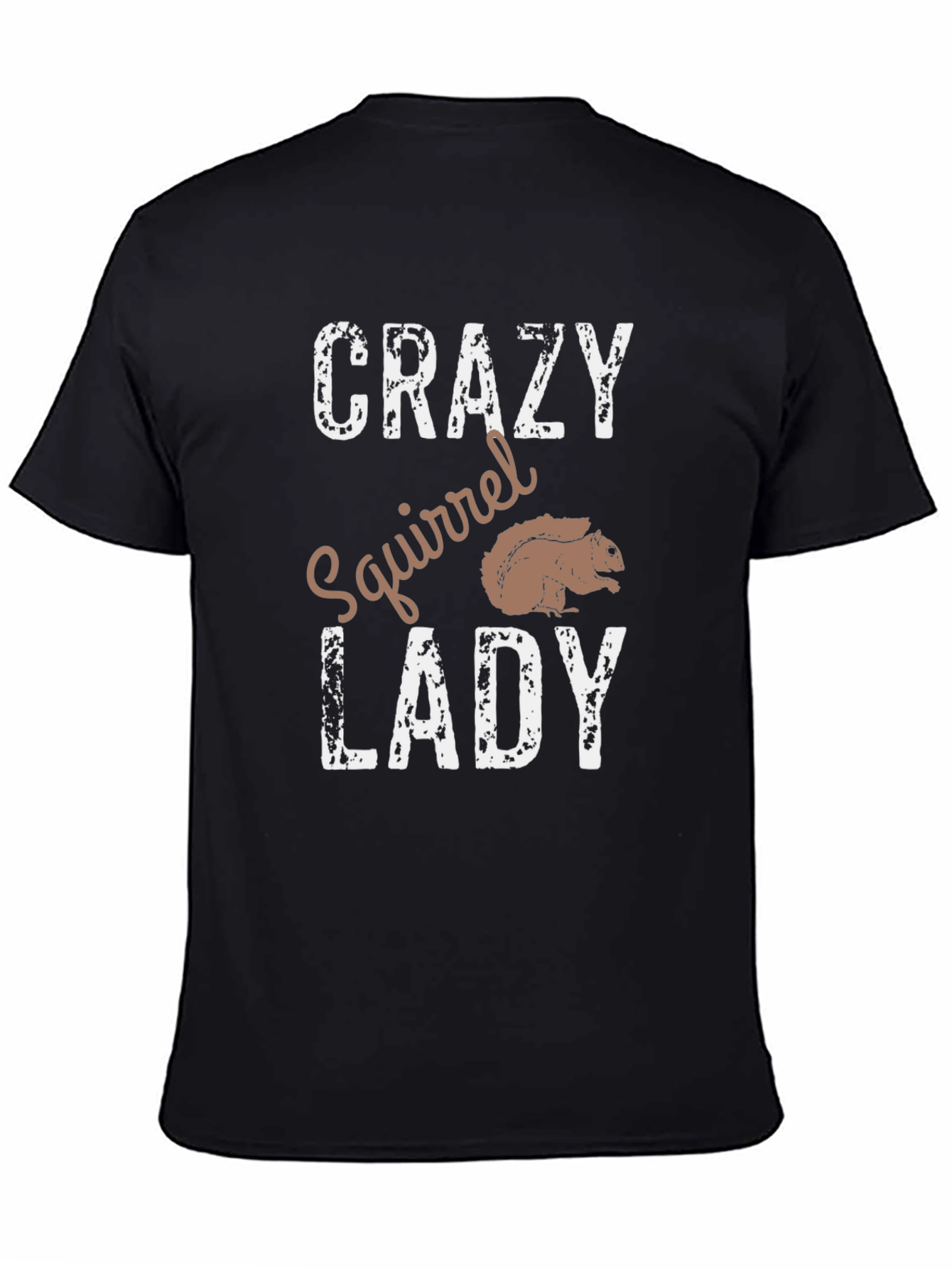 Crazy Squirrel Lady T-Shirt - Novelty Graphic Tee
