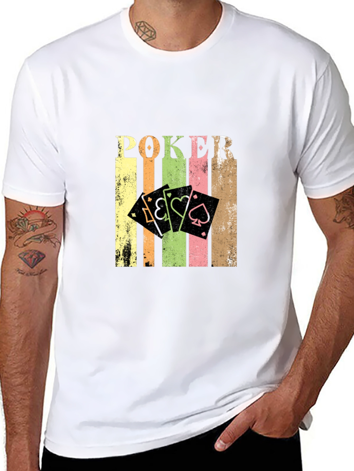 Retro Poker Card T-Shirt