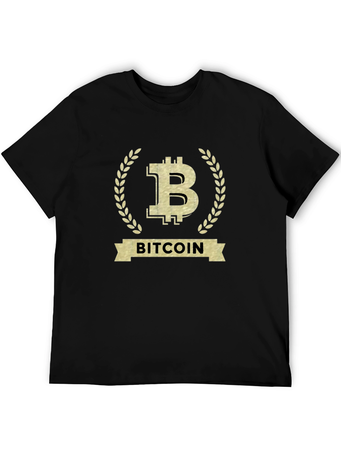 Bitcoin Black T-Shirt Crypto Currency Graphic Tee