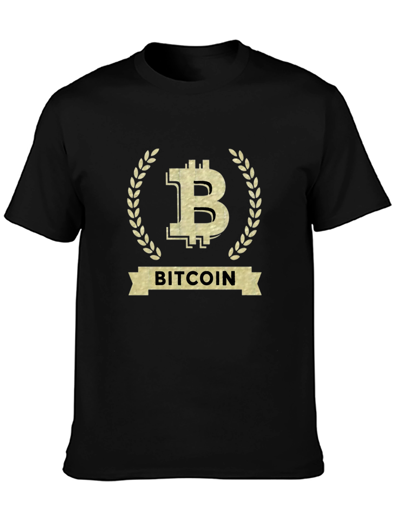 Bitcoin Black T-Shirt Crypto Currency Graphic Tee