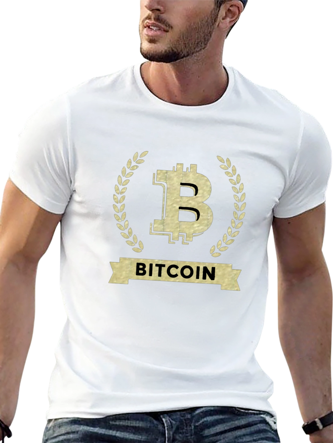 Bitcoin Black T-Shirt Crypto Currency Graphic Tee