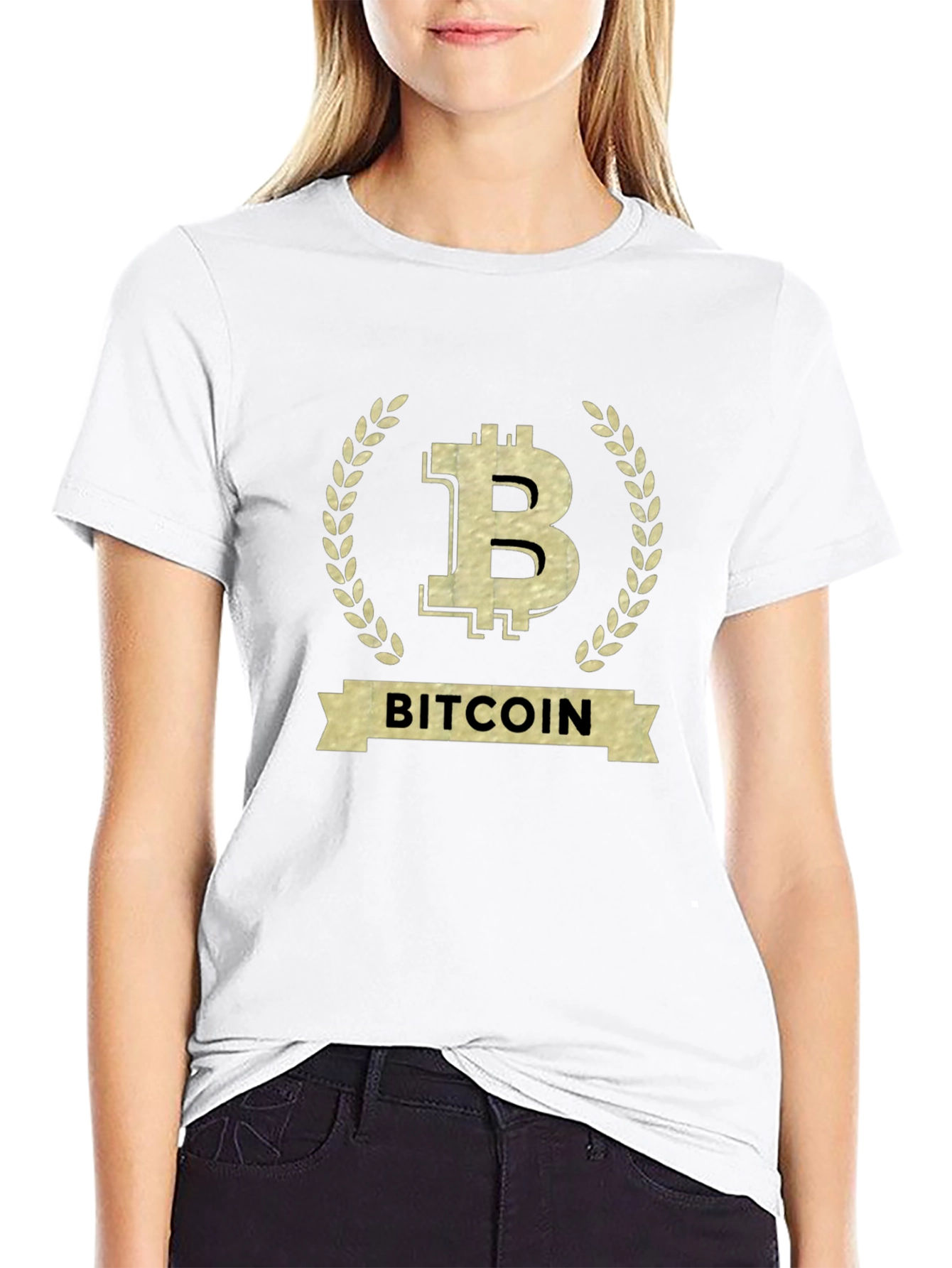Bitcoin Black T-Shirt Crypto Currency Graphic Tee