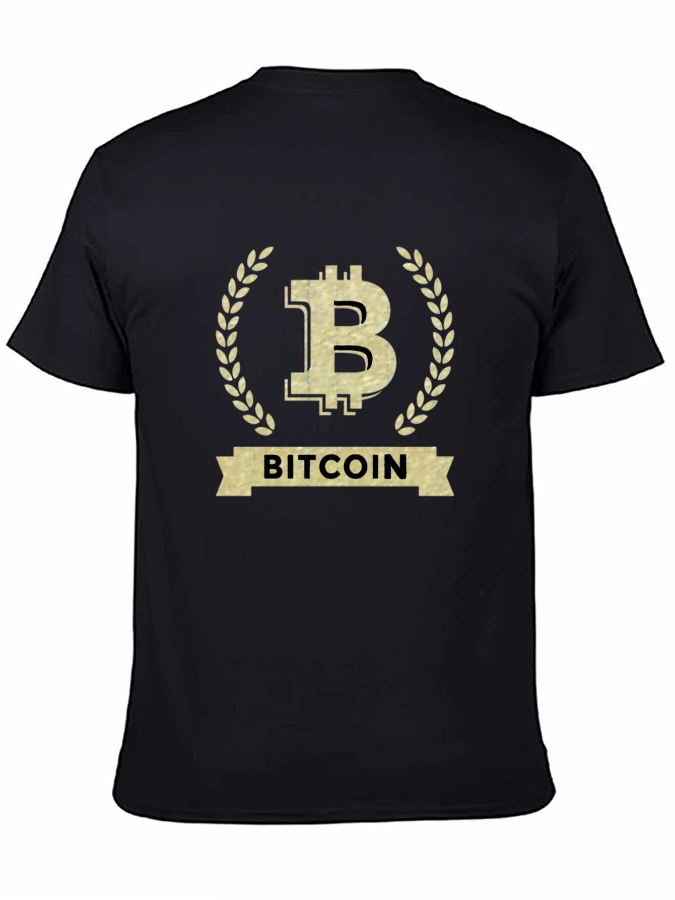 Bitcoin Black T-Shirt Crypto Currency Graphic Tee
