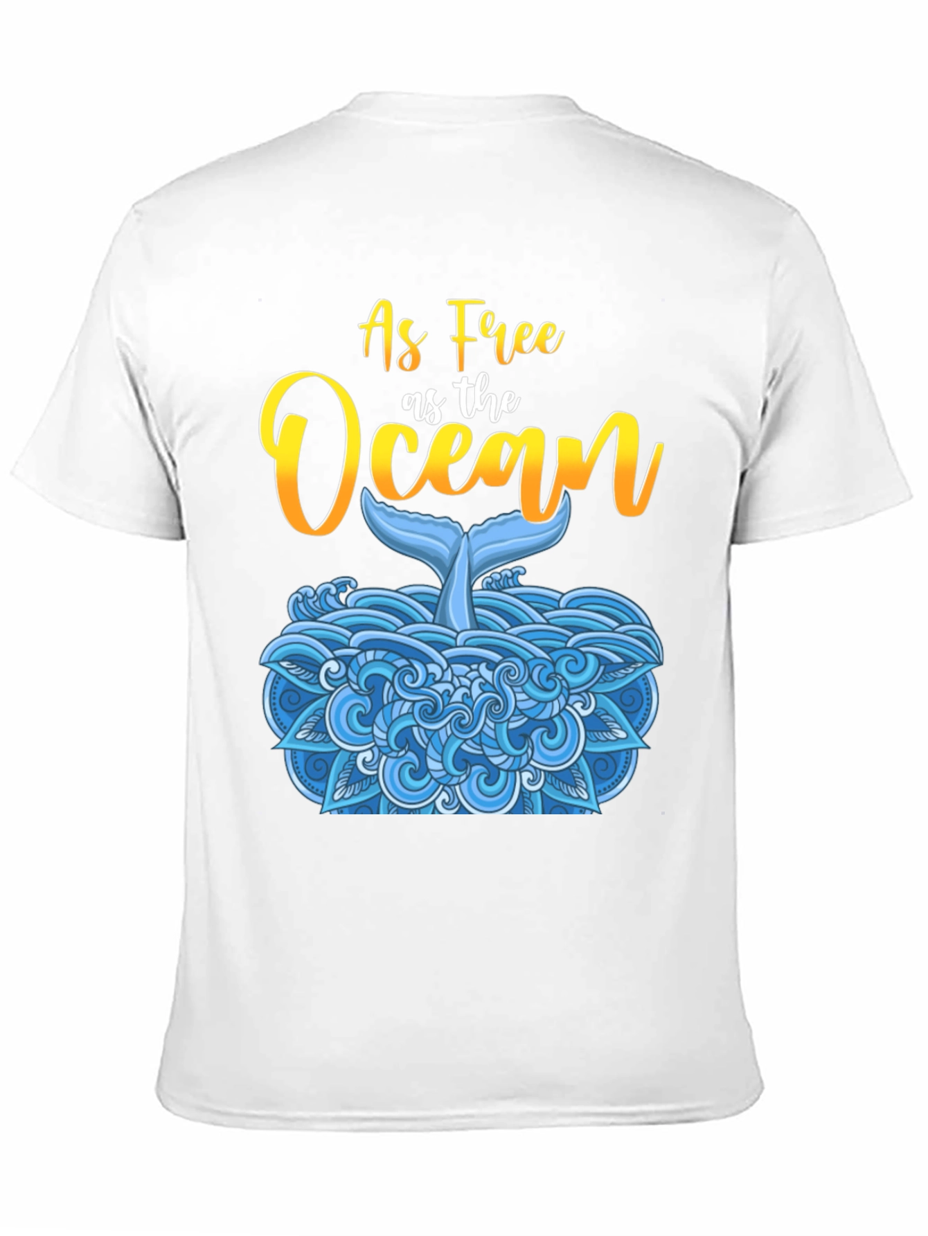 Ocean Freedom T-Shirt - Stylish Whale Design