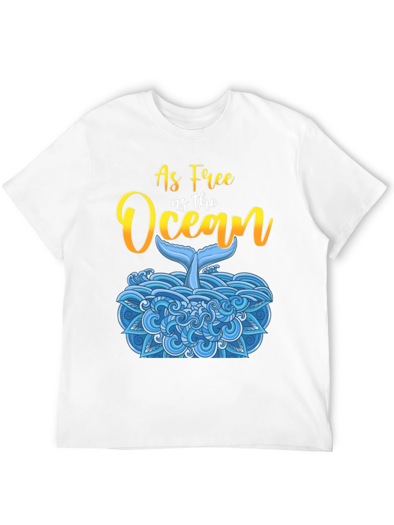 Ocean Freedom T-Shirt - Stylish Whale Design