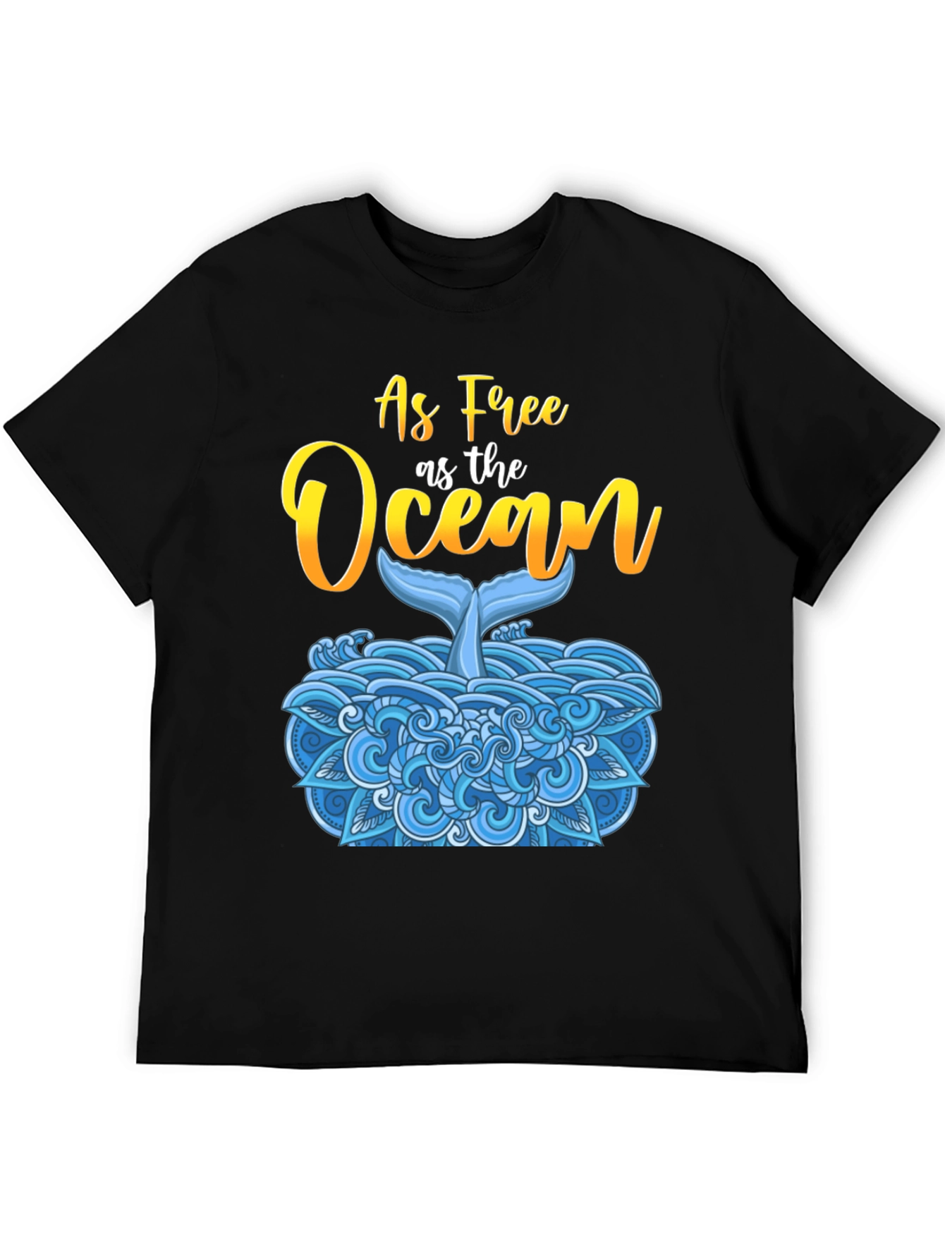Ocean Freedom T-Shirt - Stylish Whale Design