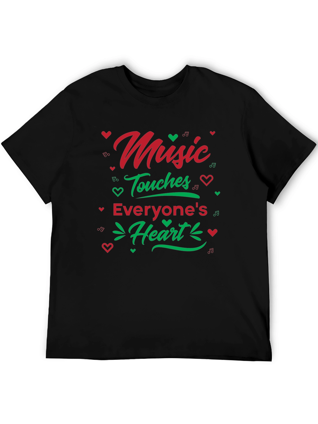 Music Touches Heart Graphic T-Shirt
