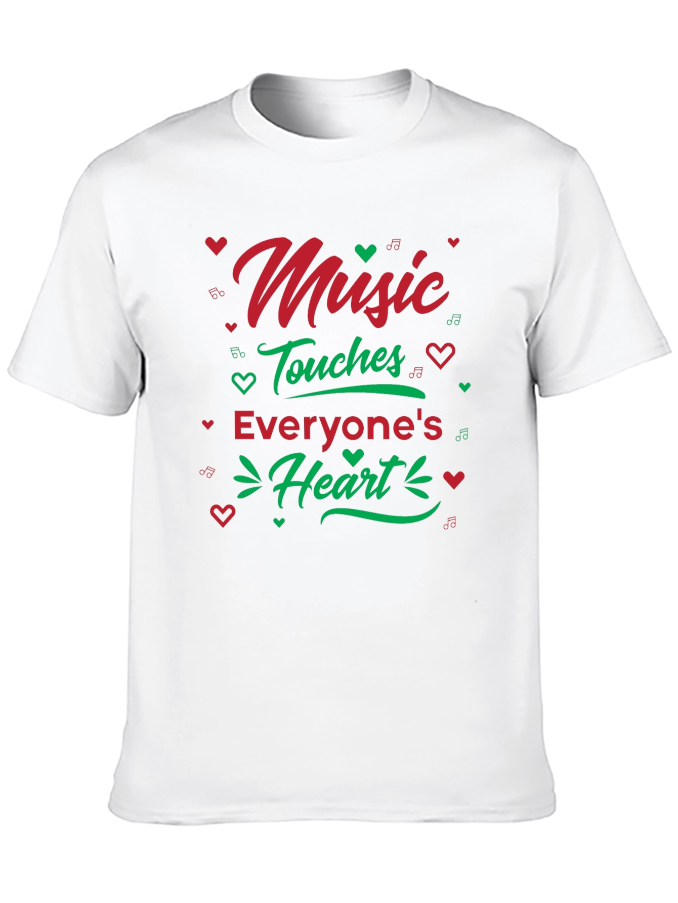 Music Touches Heart Graphic T-Shirt