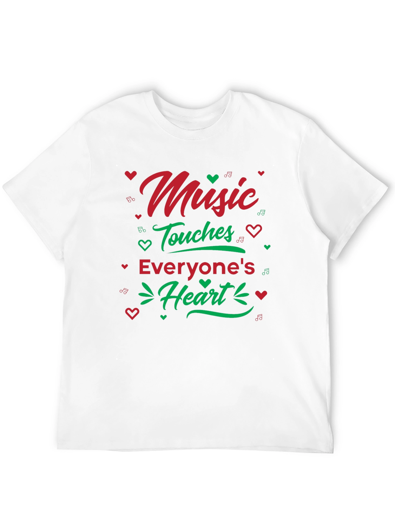 Music Touches Heart Graphic T-Shirt
