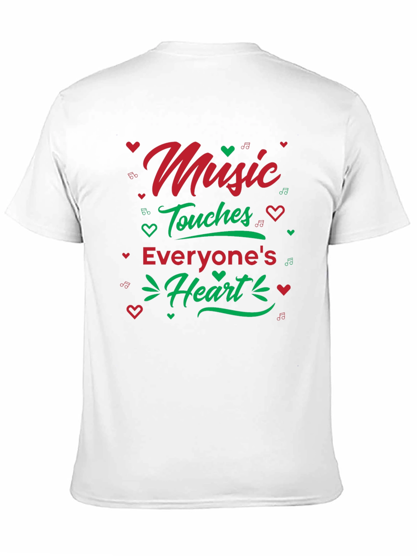 Music Touches Heart Graphic T-Shirt
