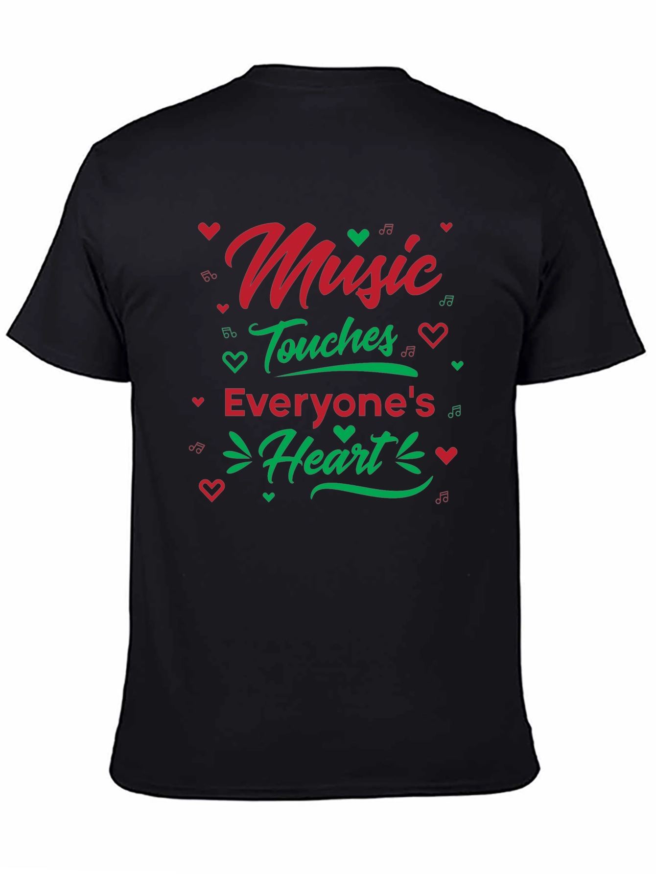 Music Touches Heart Graphic T-Shirt