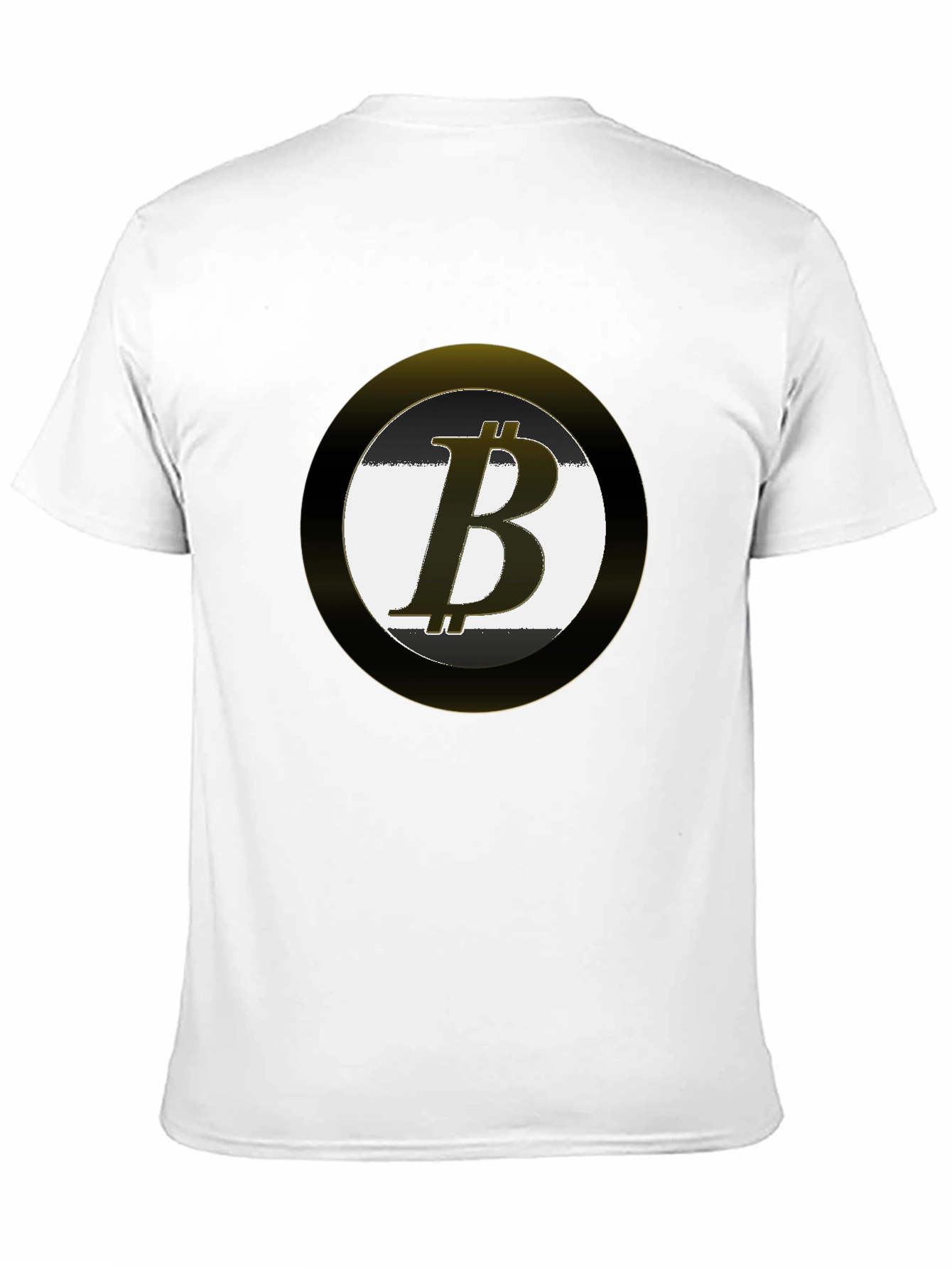 Bitcoin Logo Black T-Shirt Crypto Currency Tee