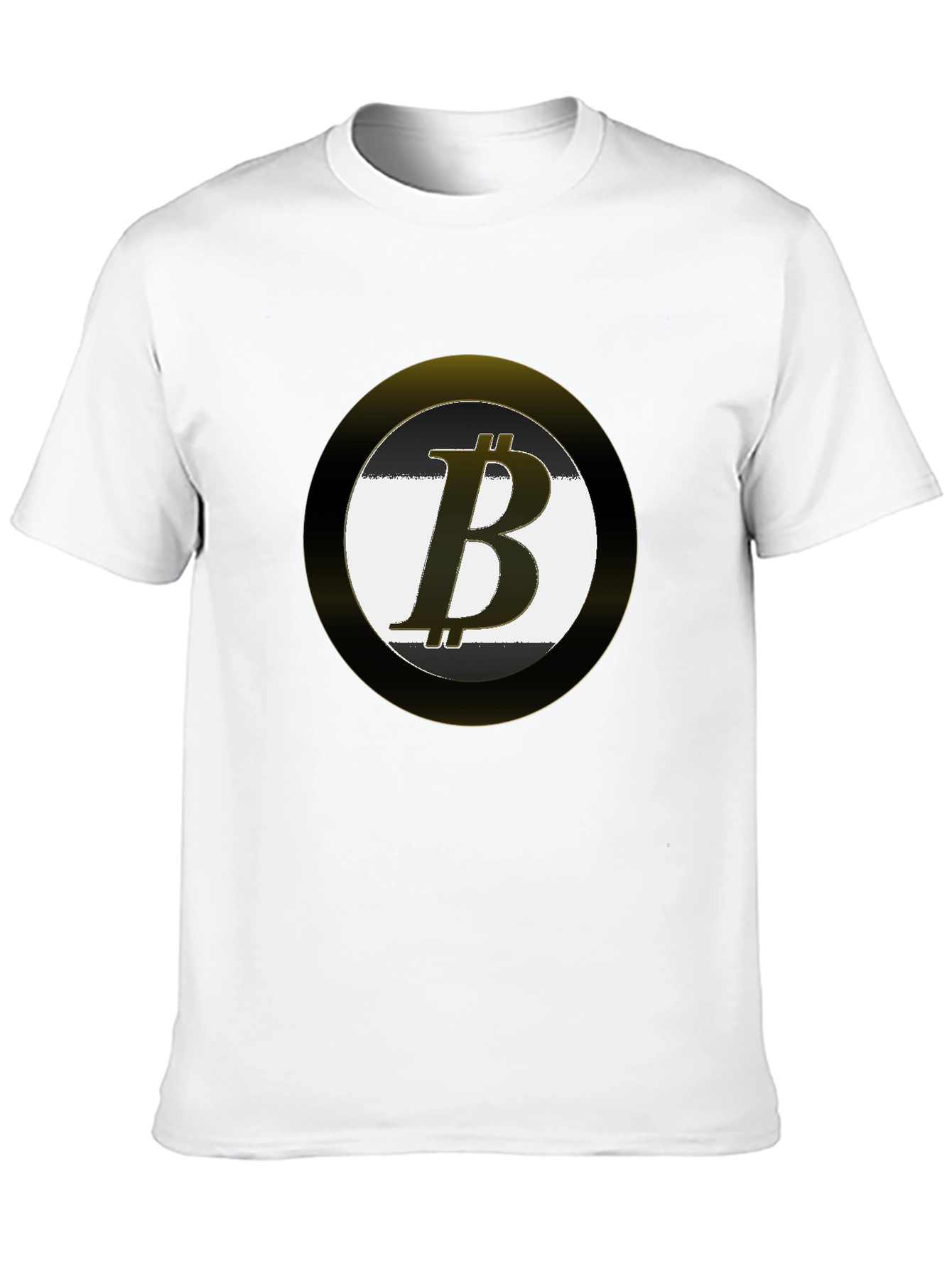 Bitcoin Logo Black T-Shirt Crypto Currency Tee